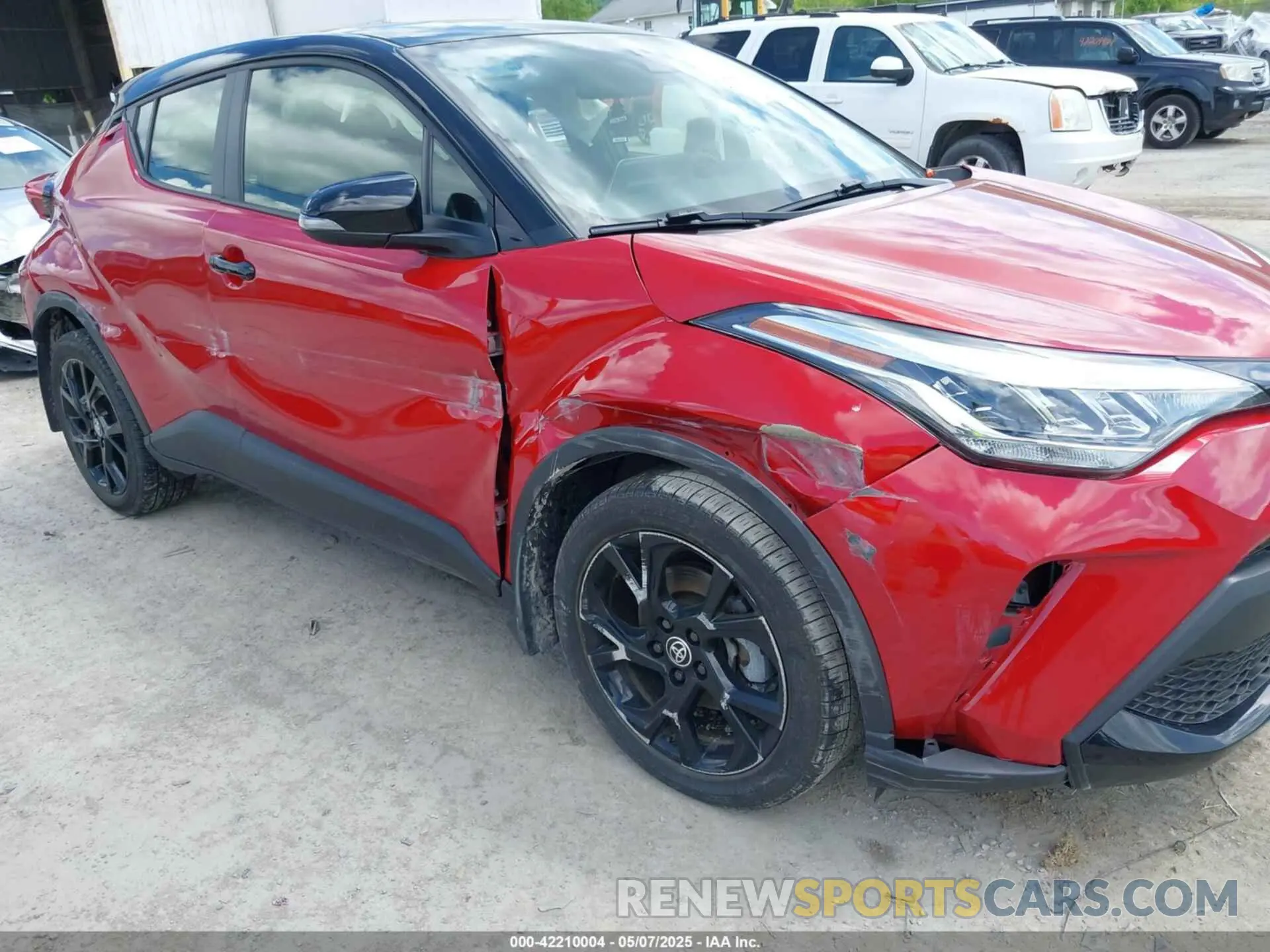 6 Photograph of a damaged car JTNKHMBX5N1129626 TOYOTA C-HR 2022