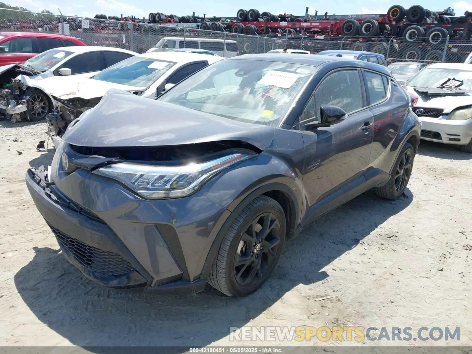 2 Photograph of a damaged car JTNKHMBX6N1135872 TOYOTA C-HR 2022