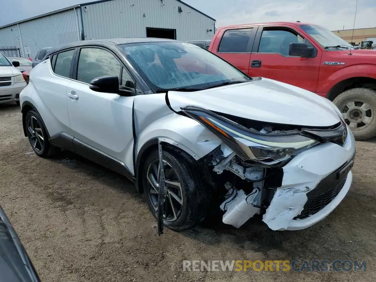 4 Photograph of a damaged car JTNKHMBX9N1129791 TOYOTA C-HR 2022