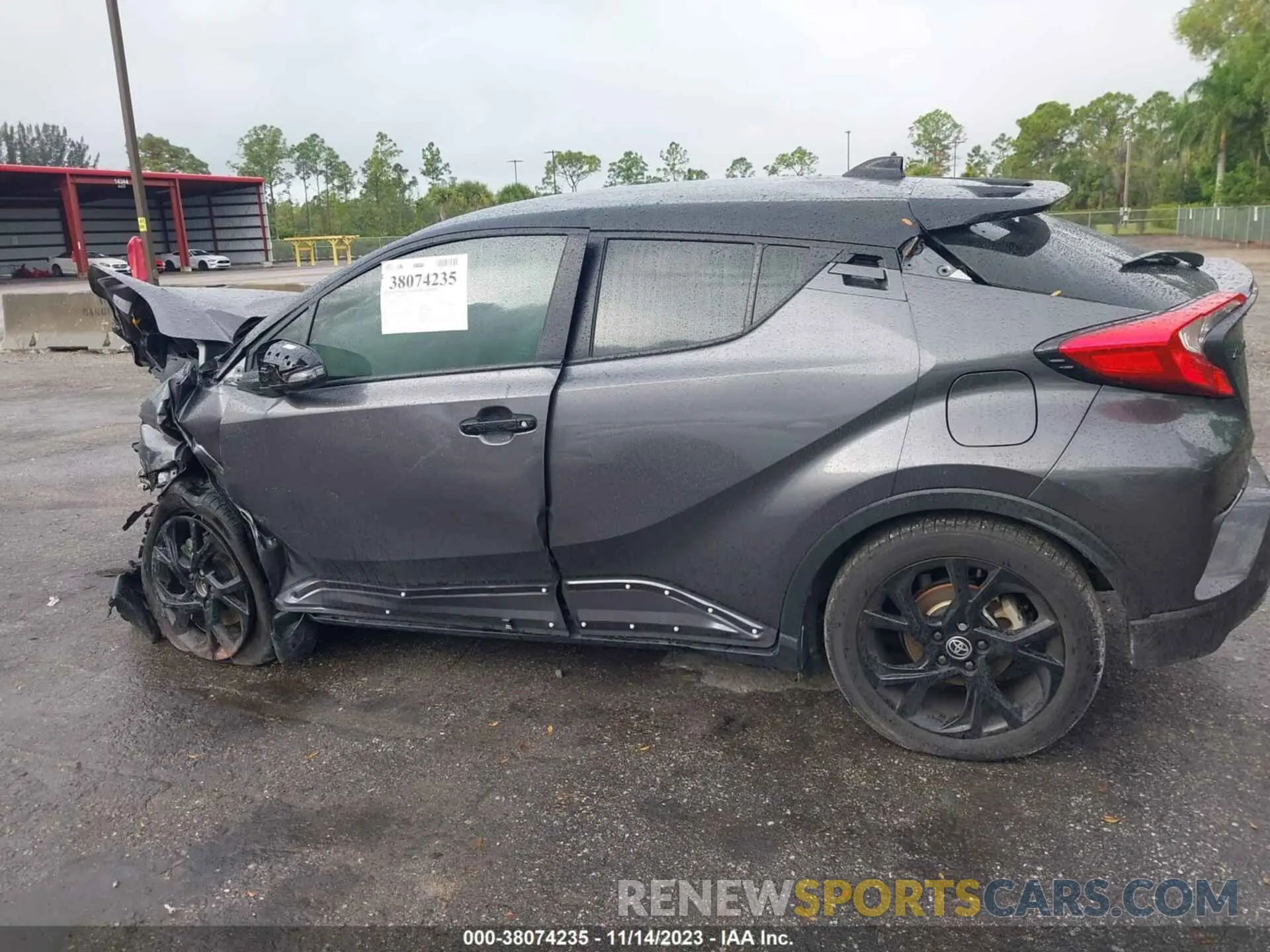 15 Photograph of a damaged car JTNKHMBX9N1135218 TOYOTA C-HR 2022