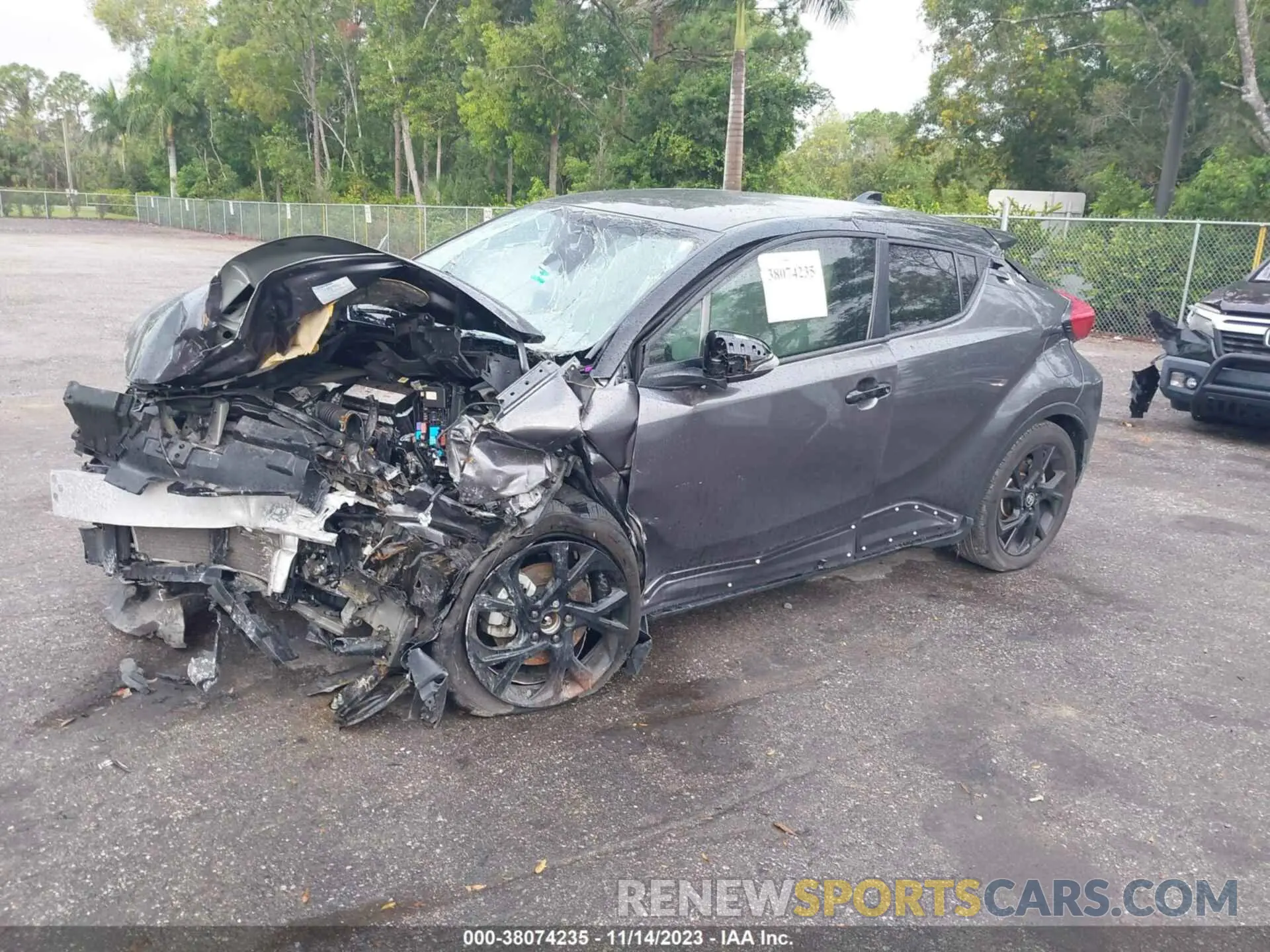 2 Photograph of a damaged car JTNKHMBX9N1135218 TOYOTA C-HR 2022
