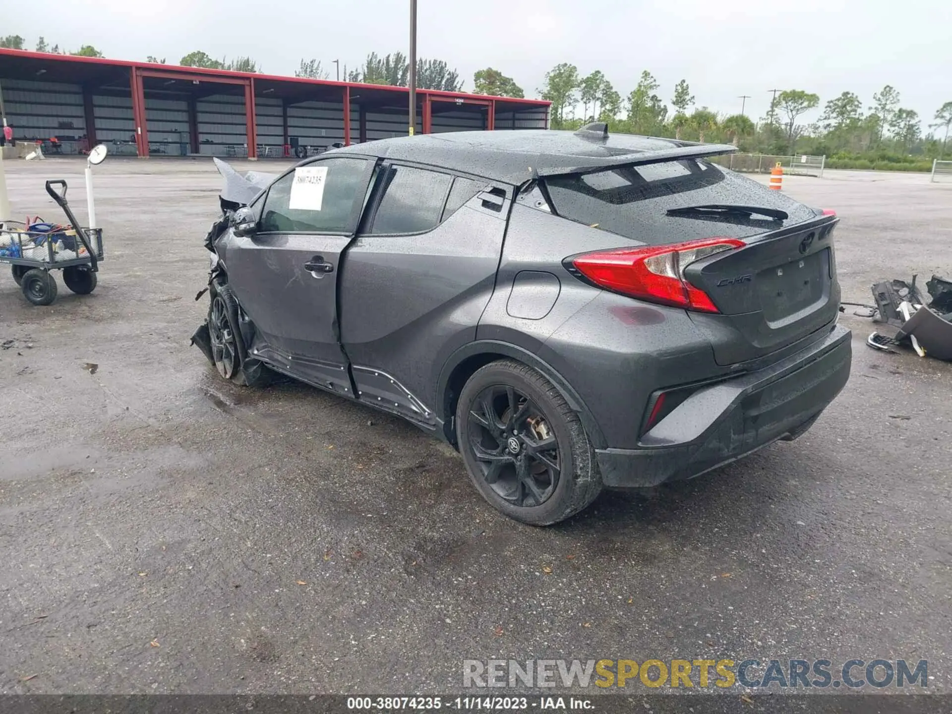 3 Photograph of a damaged car JTNKHMBX9N1135218 TOYOTA C-HR 2022