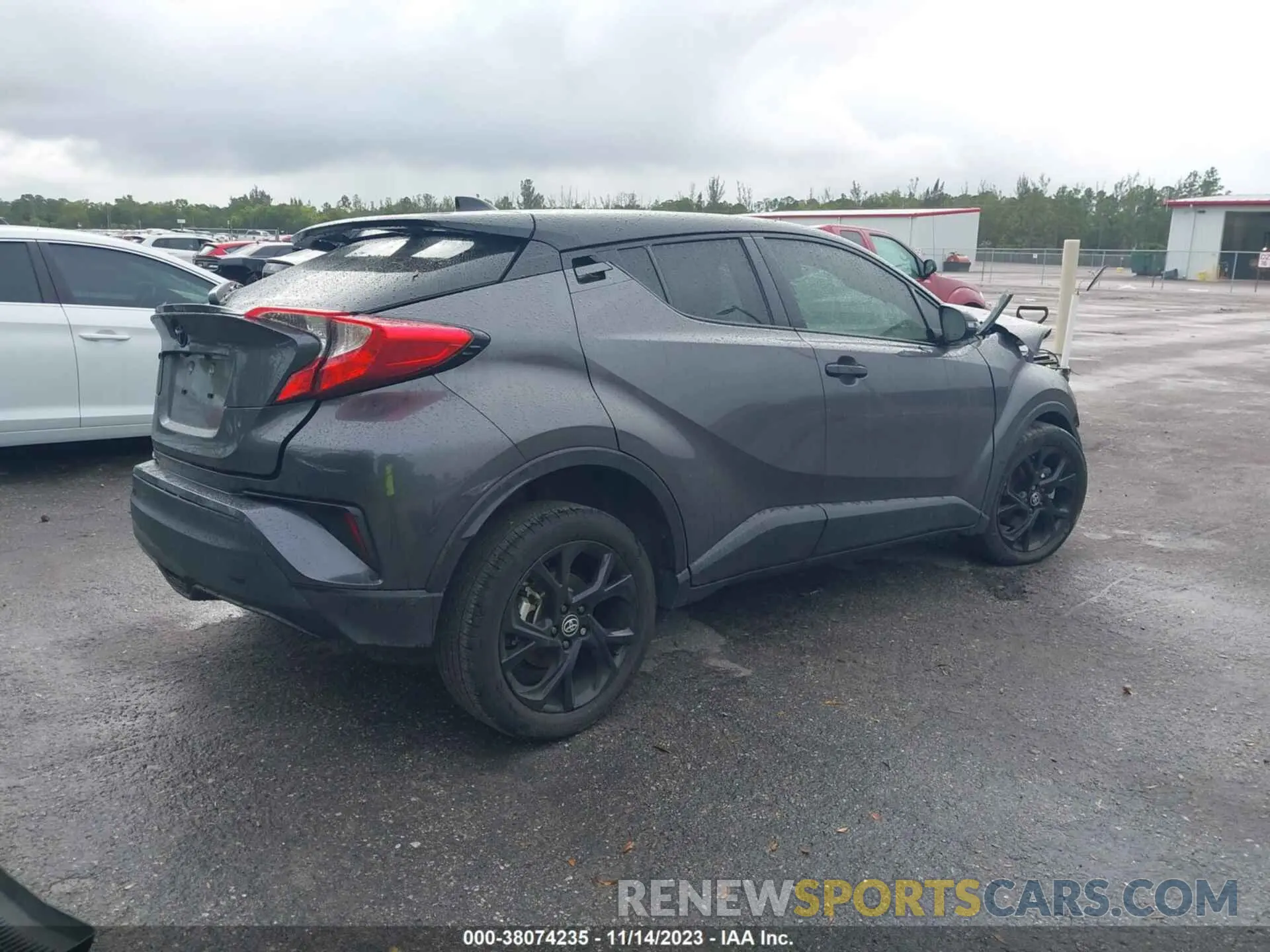 4 Photograph of a damaged car JTNKHMBX9N1135218 TOYOTA C-HR 2022