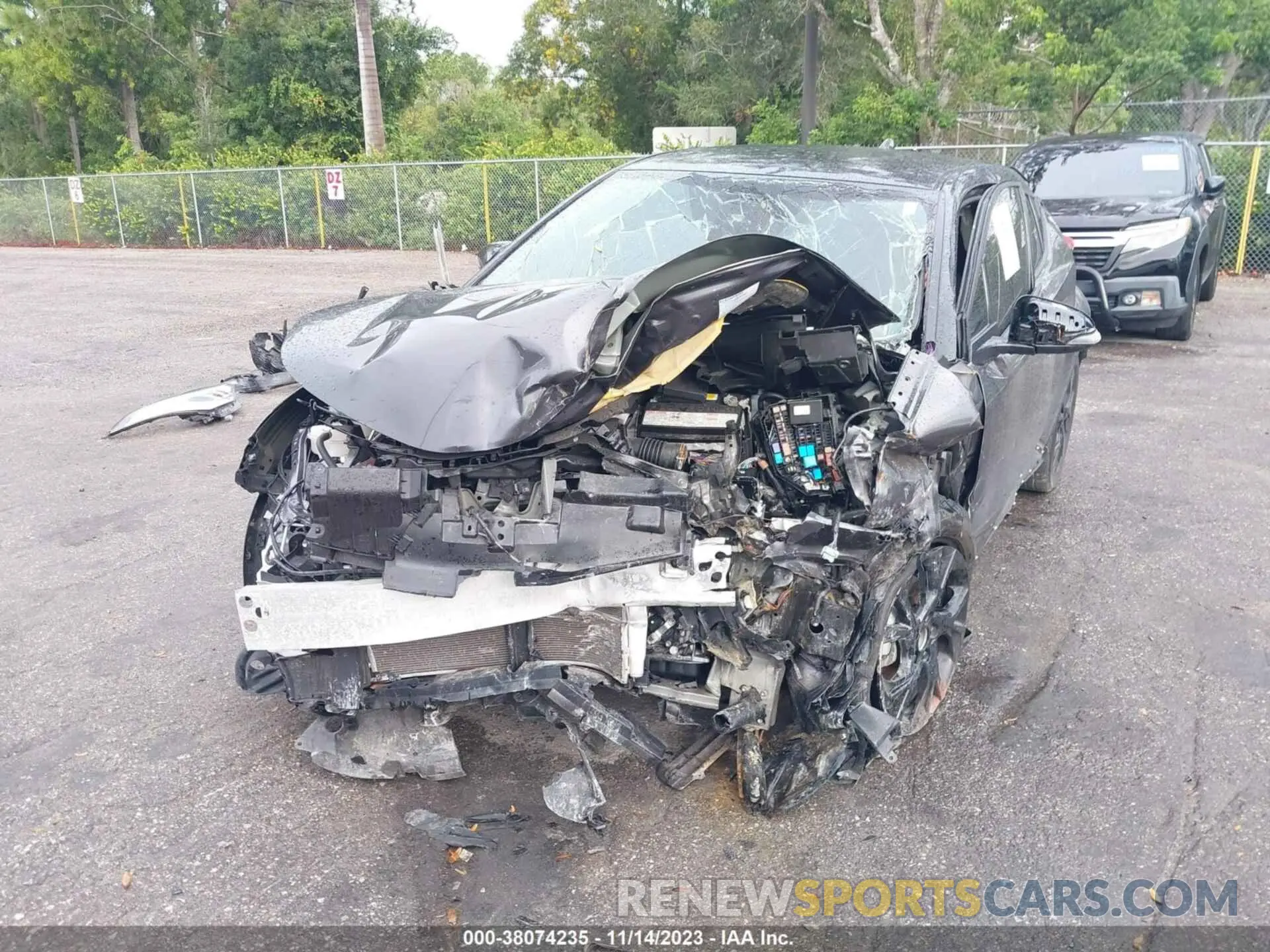 6 Photograph of a damaged car JTNKHMBX9N1135218 TOYOTA C-HR 2022
