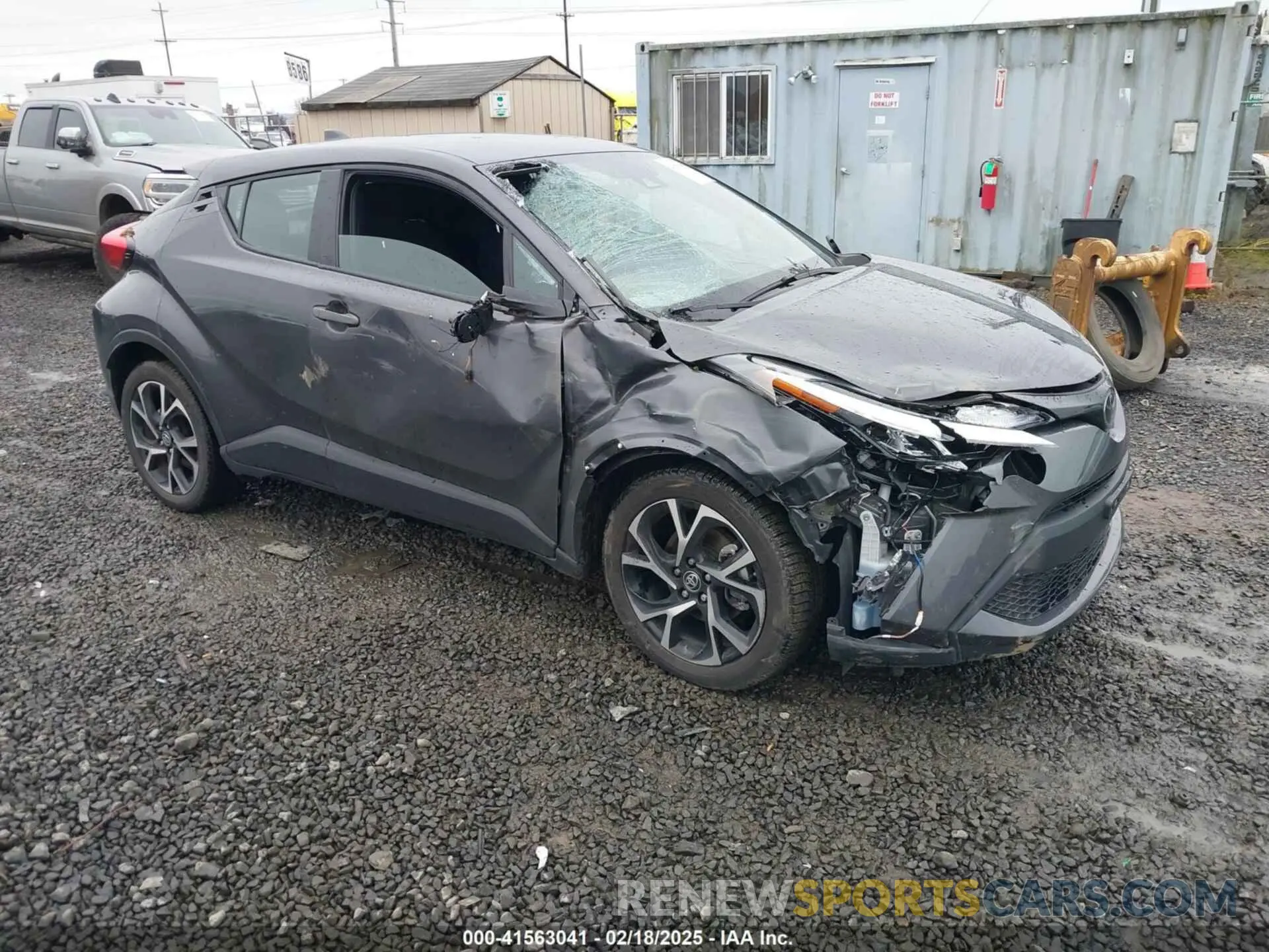1 Photograph of a damaged car NMTKHMBX0NR143424 TOYOTA C-HR 2022