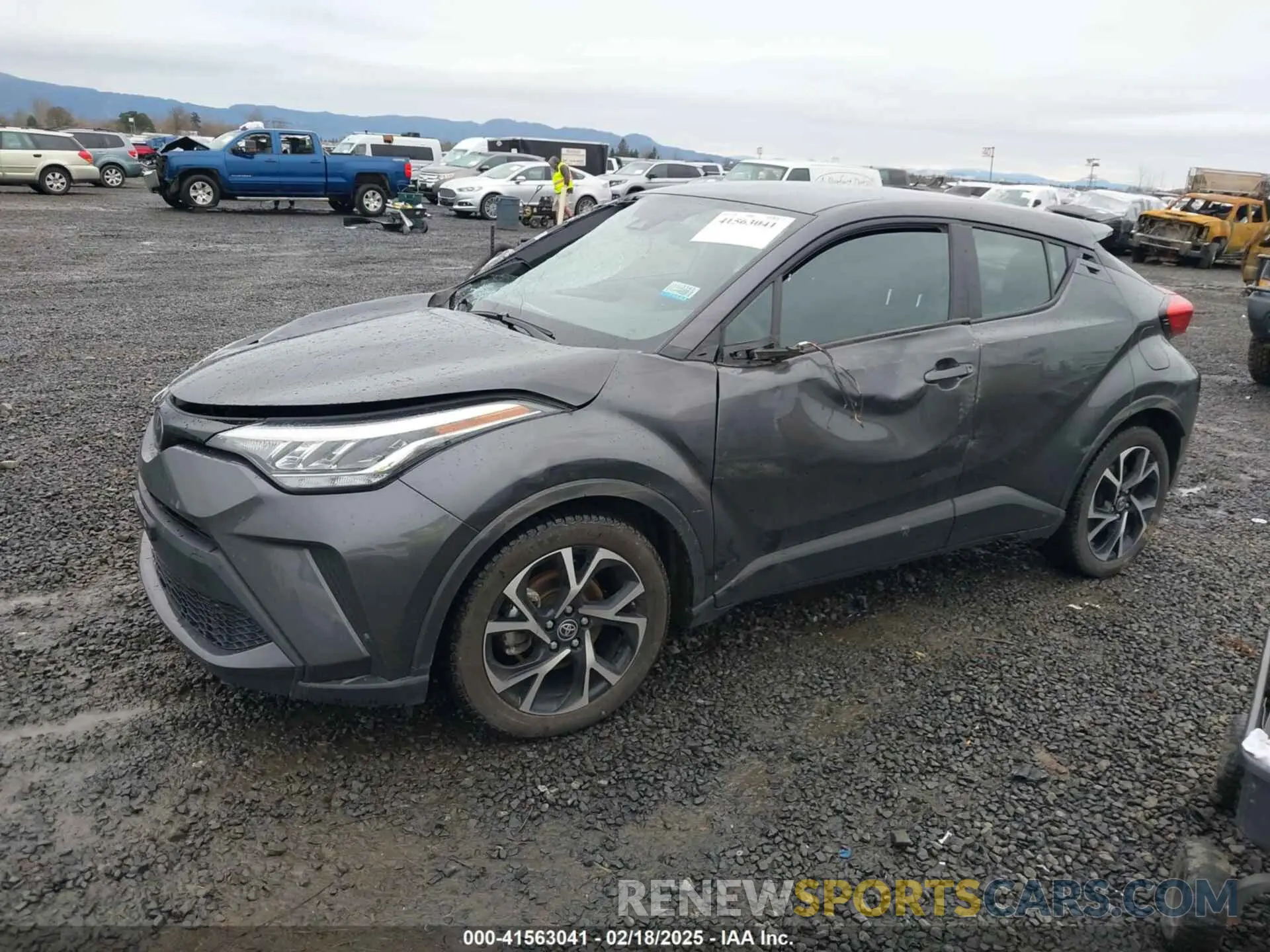 2 Photograph of a damaged car NMTKHMBX0NR143424 TOYOTA C-HR 2022