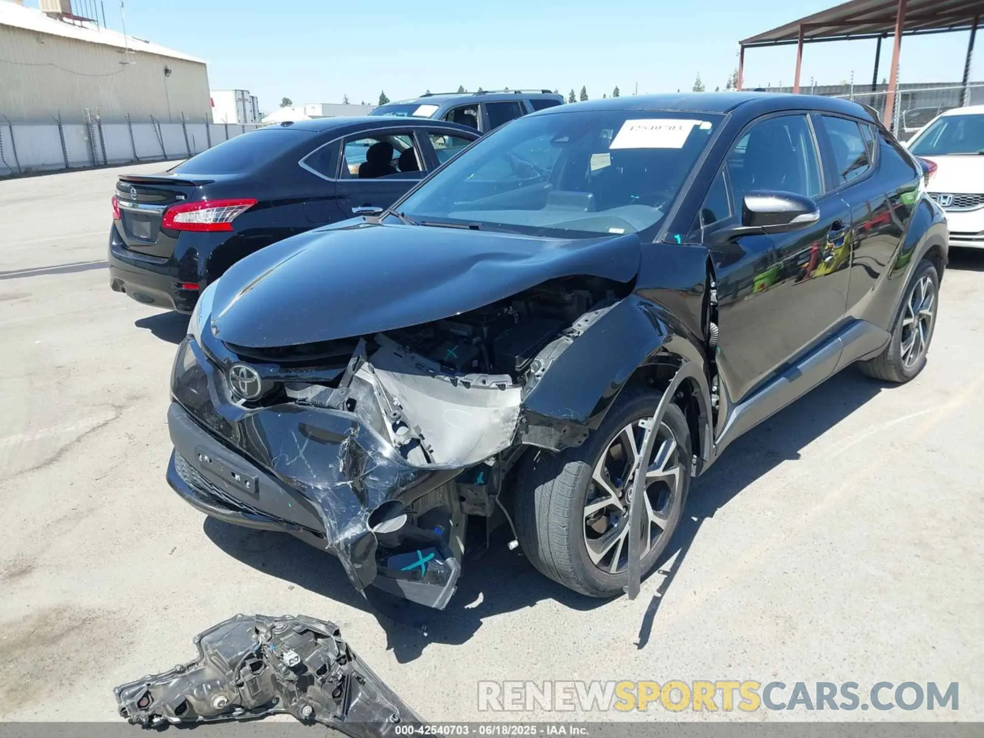 2 Photograph of a damaged car NMTKHMBX1NR142766 TOYOTA C-HR 2022