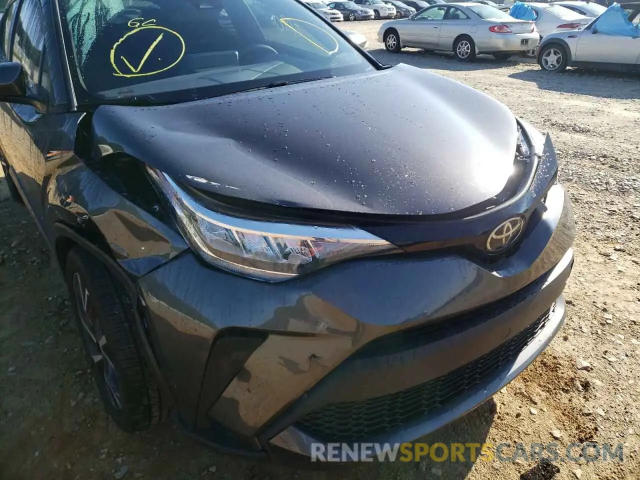 9 Photograph of a damaged car NMTKHMBX4NR140378 TOYOTA C-HR 2022