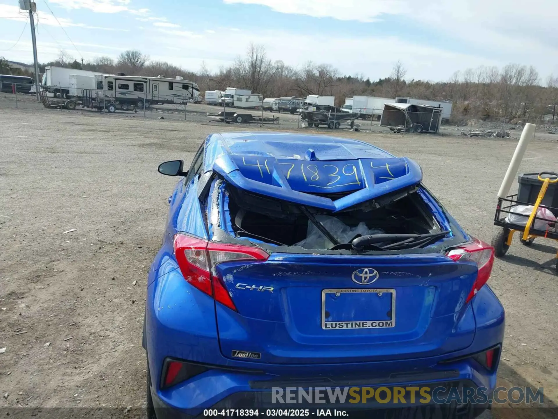 6 Photograph of a damaged car NMTKHMBX4NR141580 TOYOTA C-HR 2022