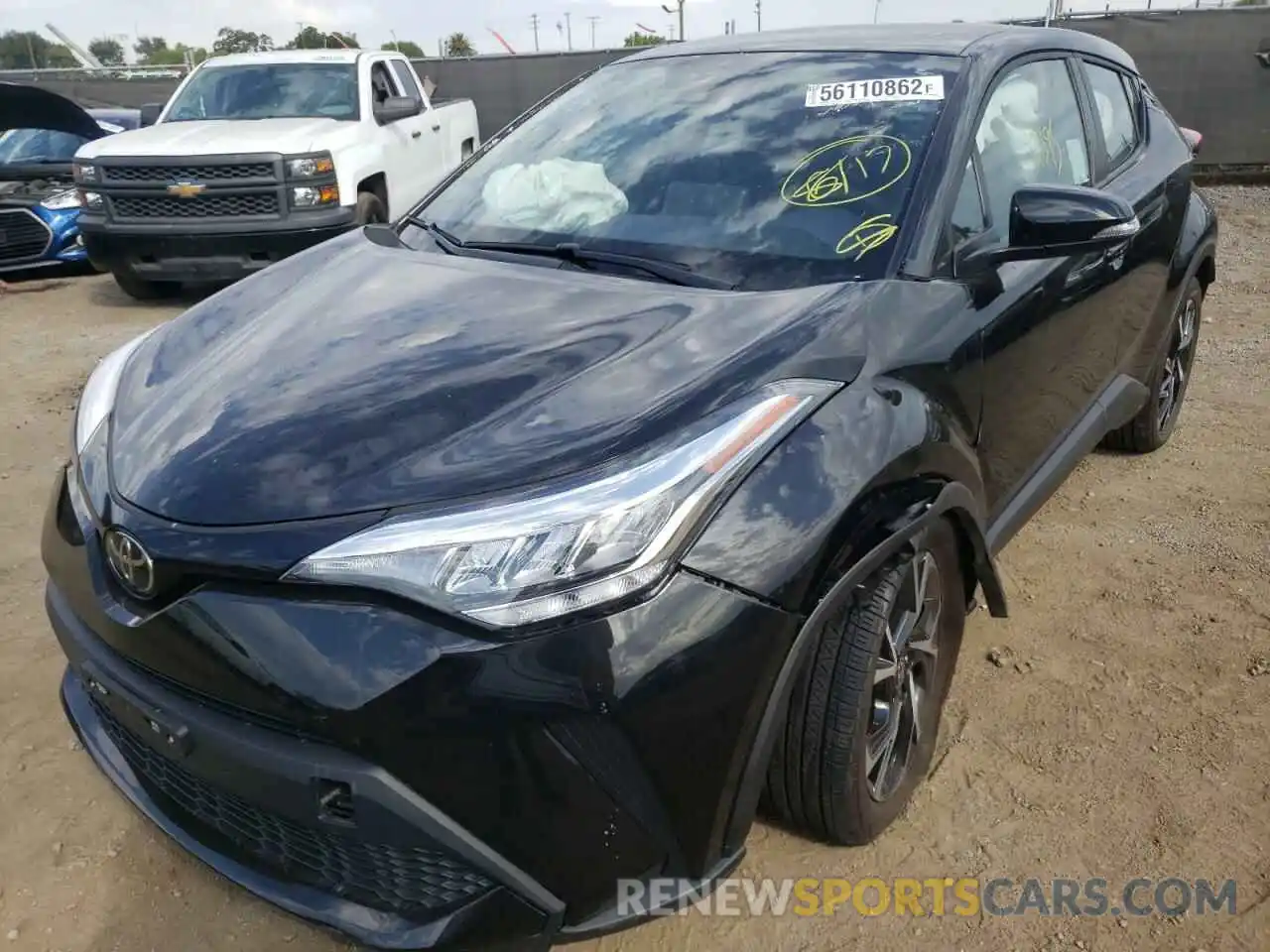 2 Photograph of a damaged car NMTKHMBX4NR143717 TOYOTA C-HR 2022