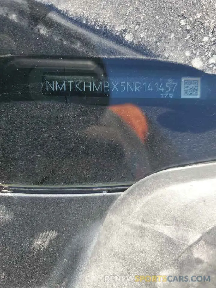 13 Photograph of a damaged car NMTKHMBX5NR141457 TOYOTA C-HR 2022