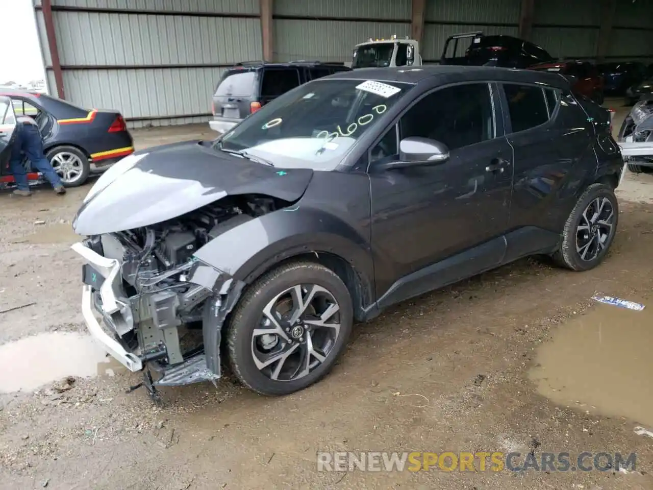 1 Photograph of a damaged car NMTKHMBX5NR143600 TOYOTA C-HR 2022