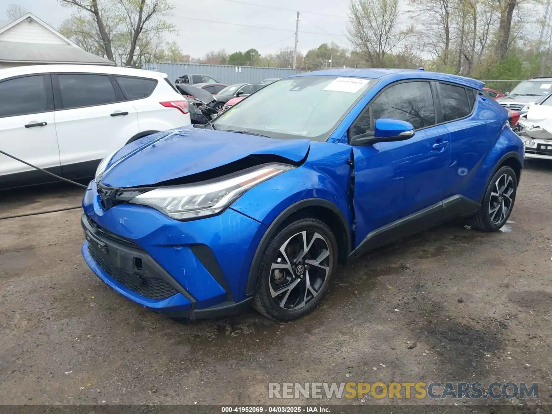 2 Photograph of a damaged car NMTKHMBX6NR143752 TOYOTA C-HR 2022