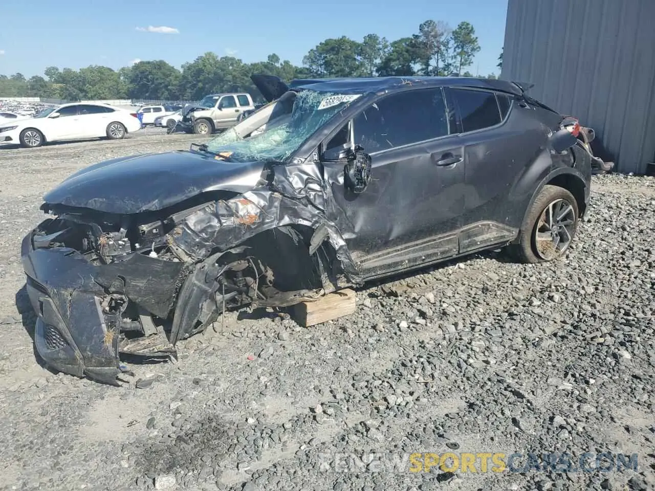 1 Photograph of a damaged car NMTKHMBX7NR143386 TOYOTA C-HR 2022