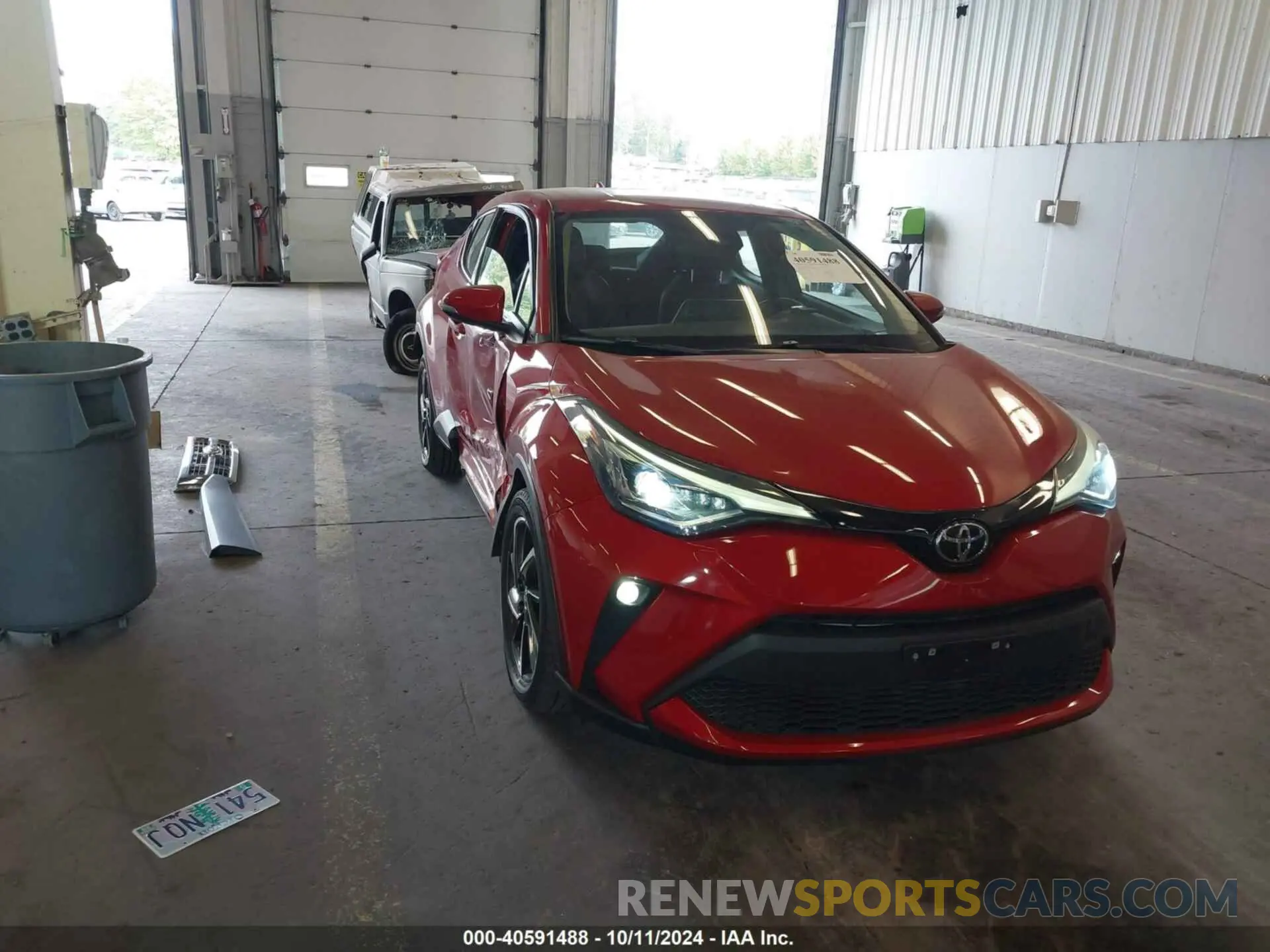 1 Photograph of a damaged car NMTKHMBX9NR140490 TOYOTA C-HR 2022