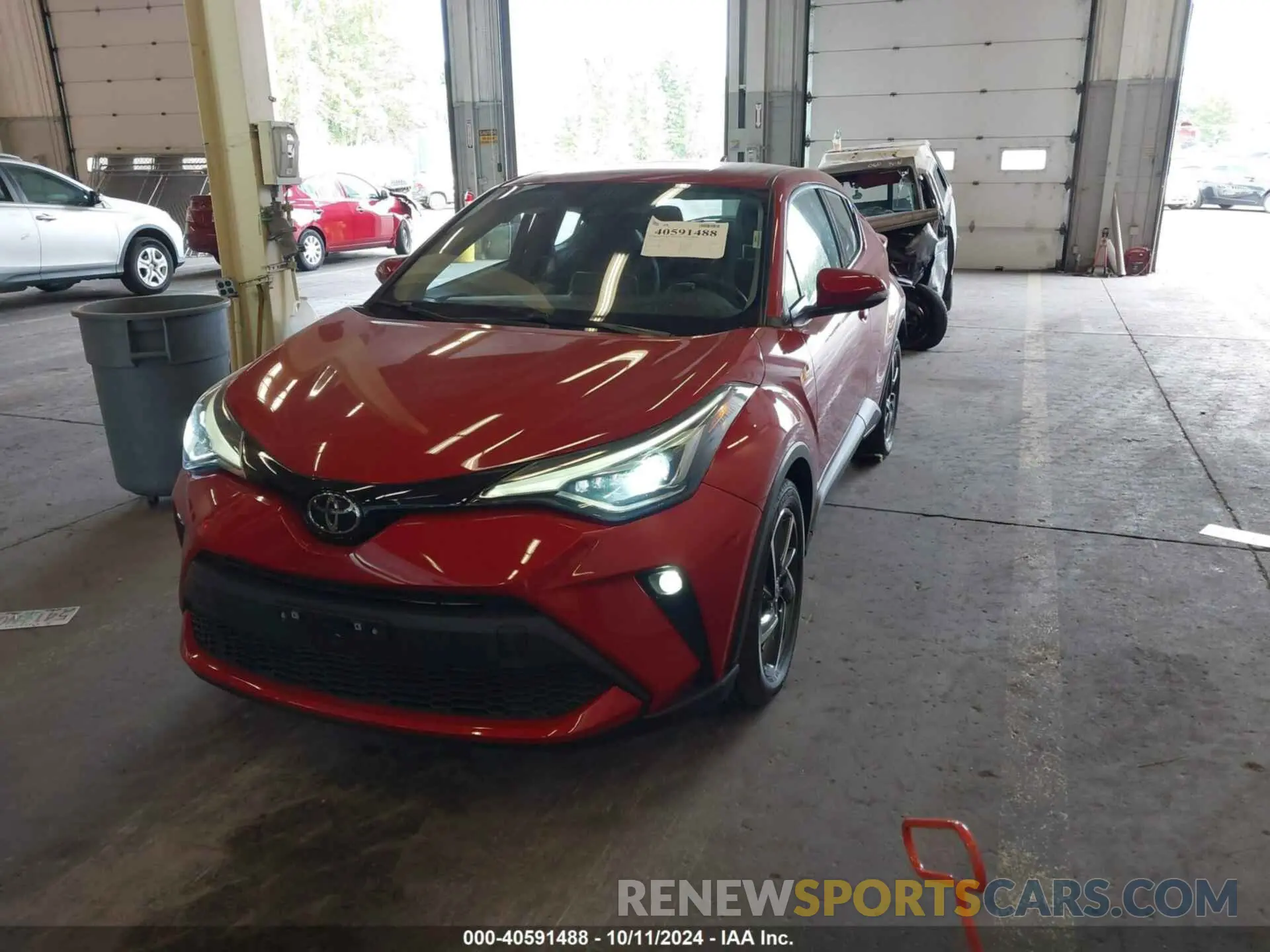 2 Photograph of a damaged car NMTKHMBX9NR140490 TOYOTA C-HR 2022