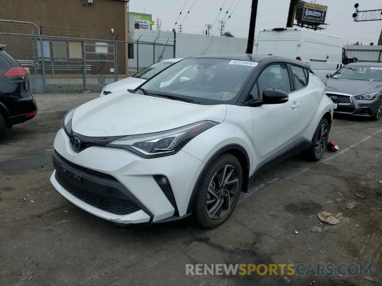 2 Photograph of a damaged car NMTKHMBX9NR145981 TOYOTA C-HR 2022