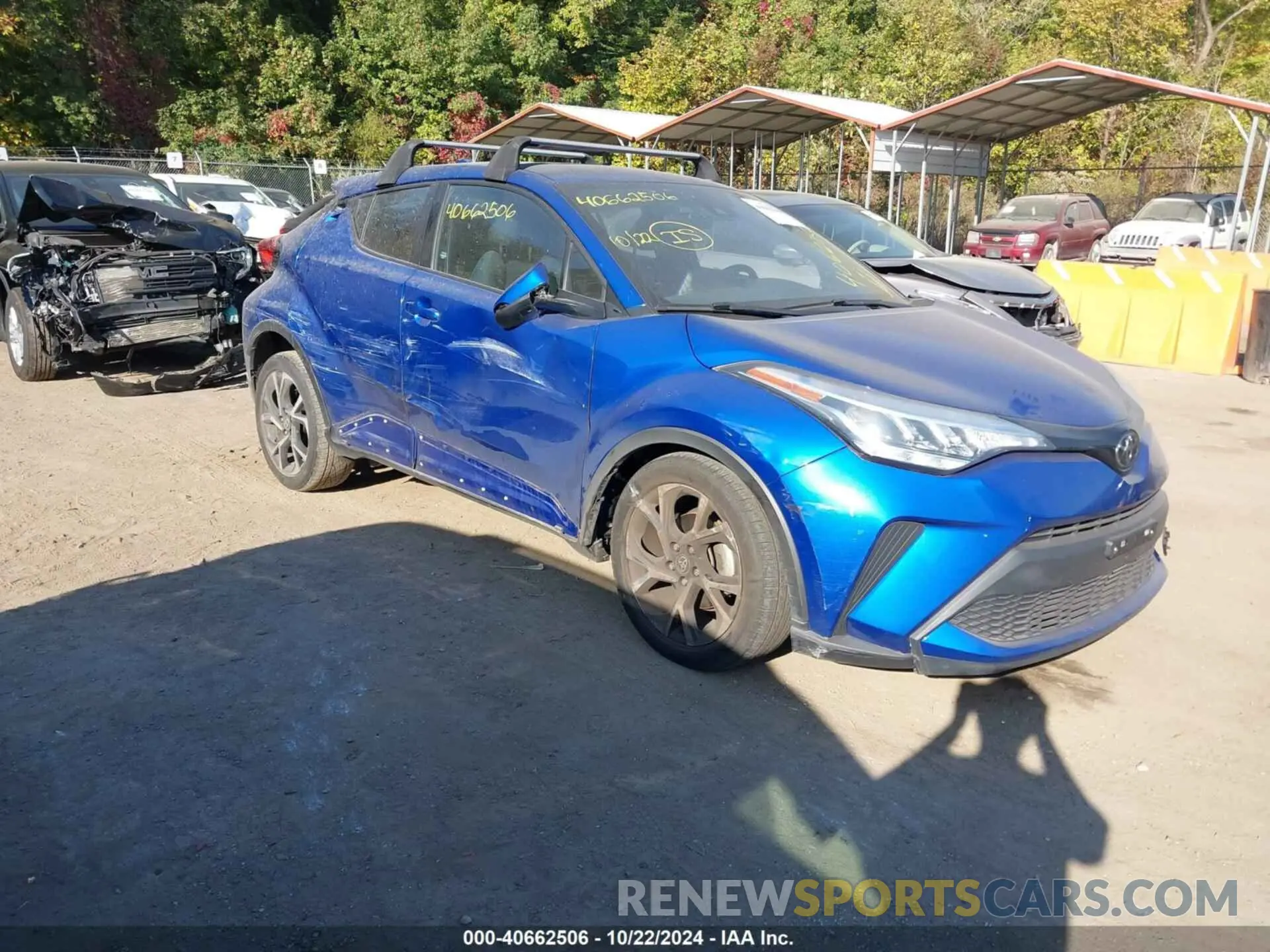 1 Photograph of a damaged car NMTKHMBXXNR141423 TOYOTA C-HR 2022