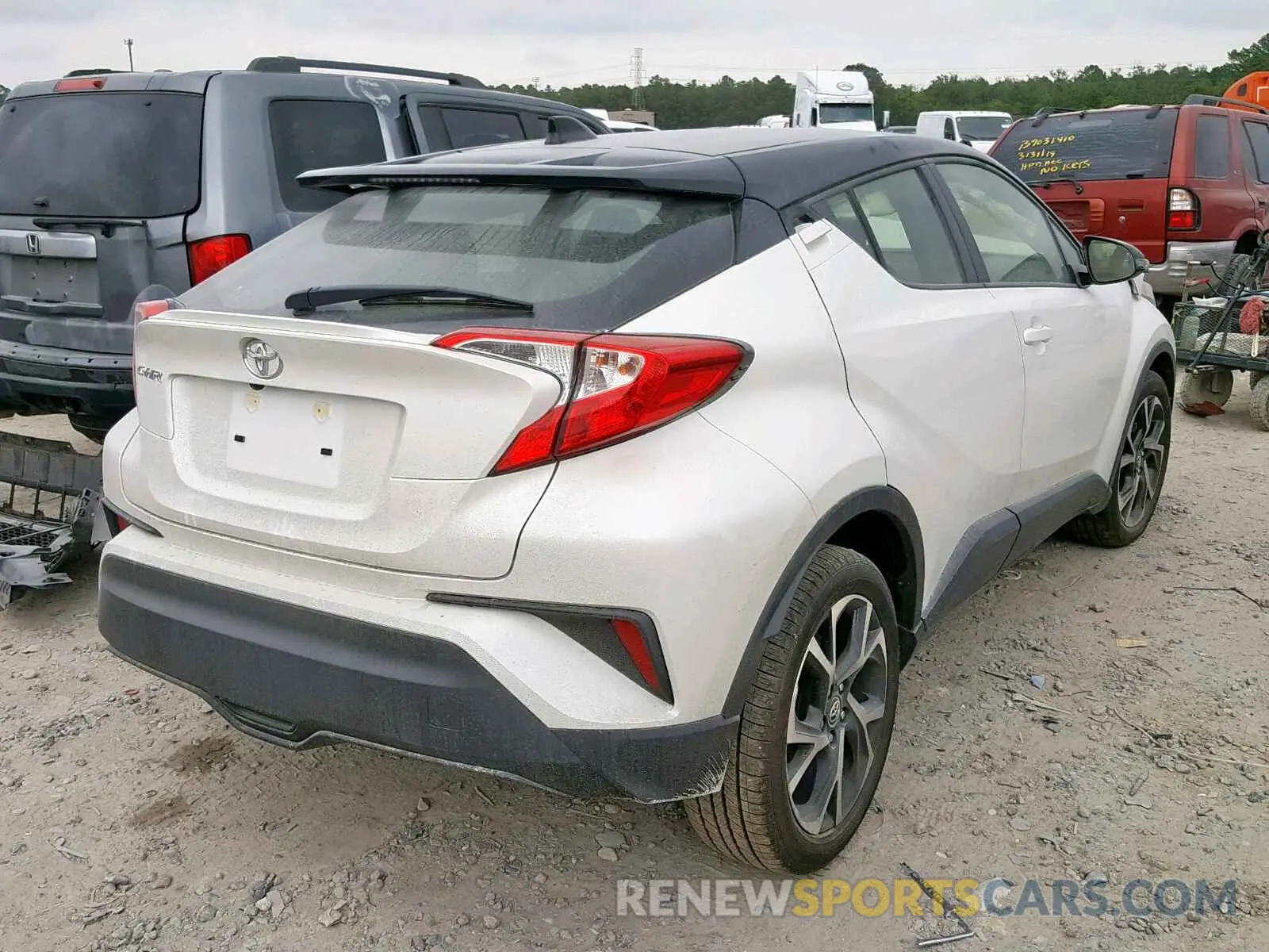 4 Photograph of a damaged car JTNKHMBX0K1037853 TOYOTA C-HR XLE 2019