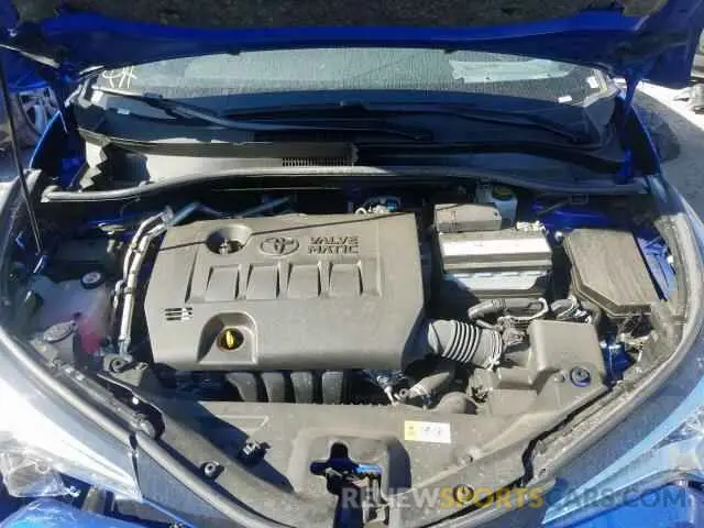 7 Photograph of a damaged car JTNKHMBX1K1036596 TOYOTA C-HR XLE 2019