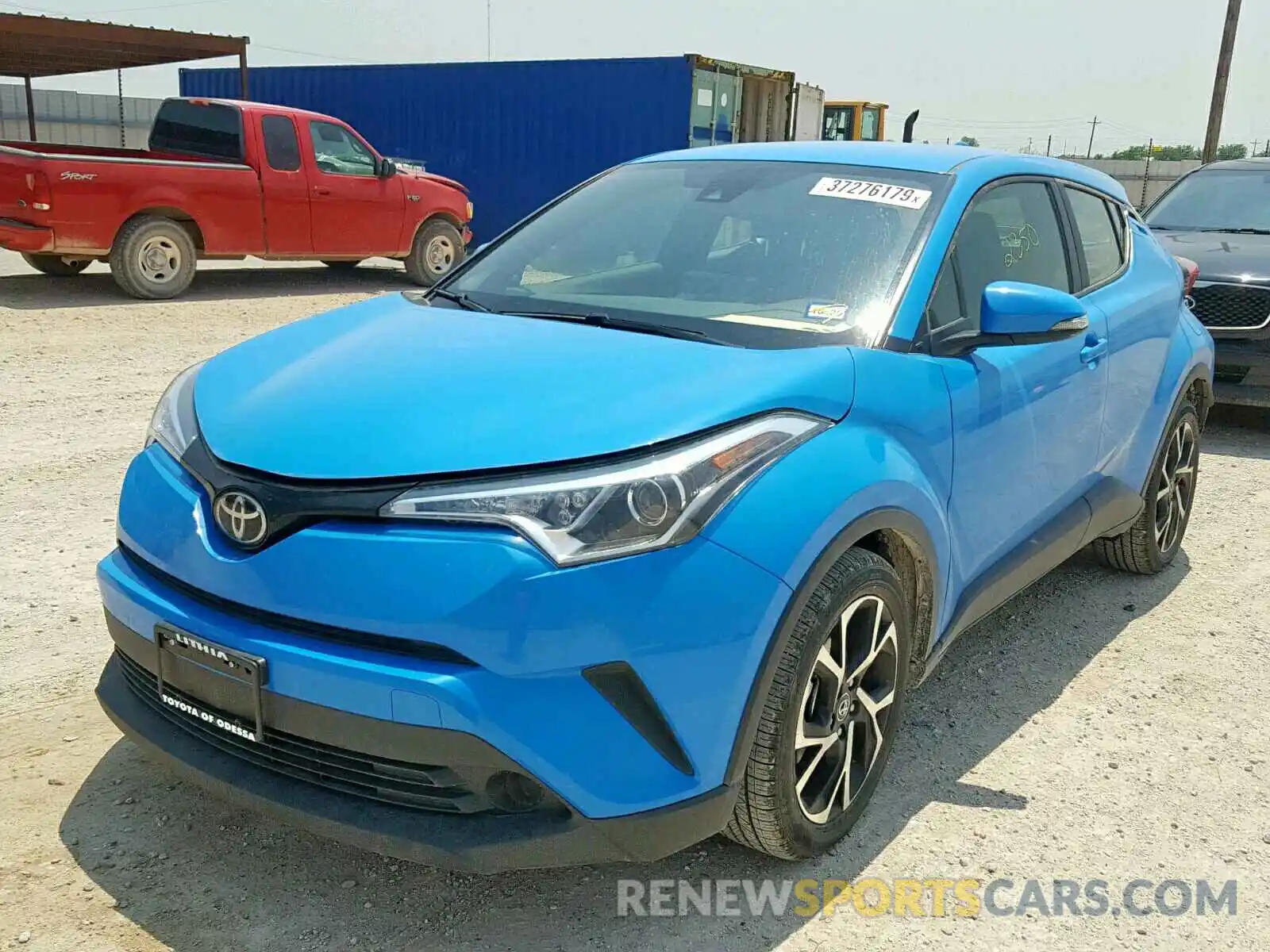 2 Photograph of a damaged car JTNKHMBX2K1024425 TOYOTA C-HR XLE 2019