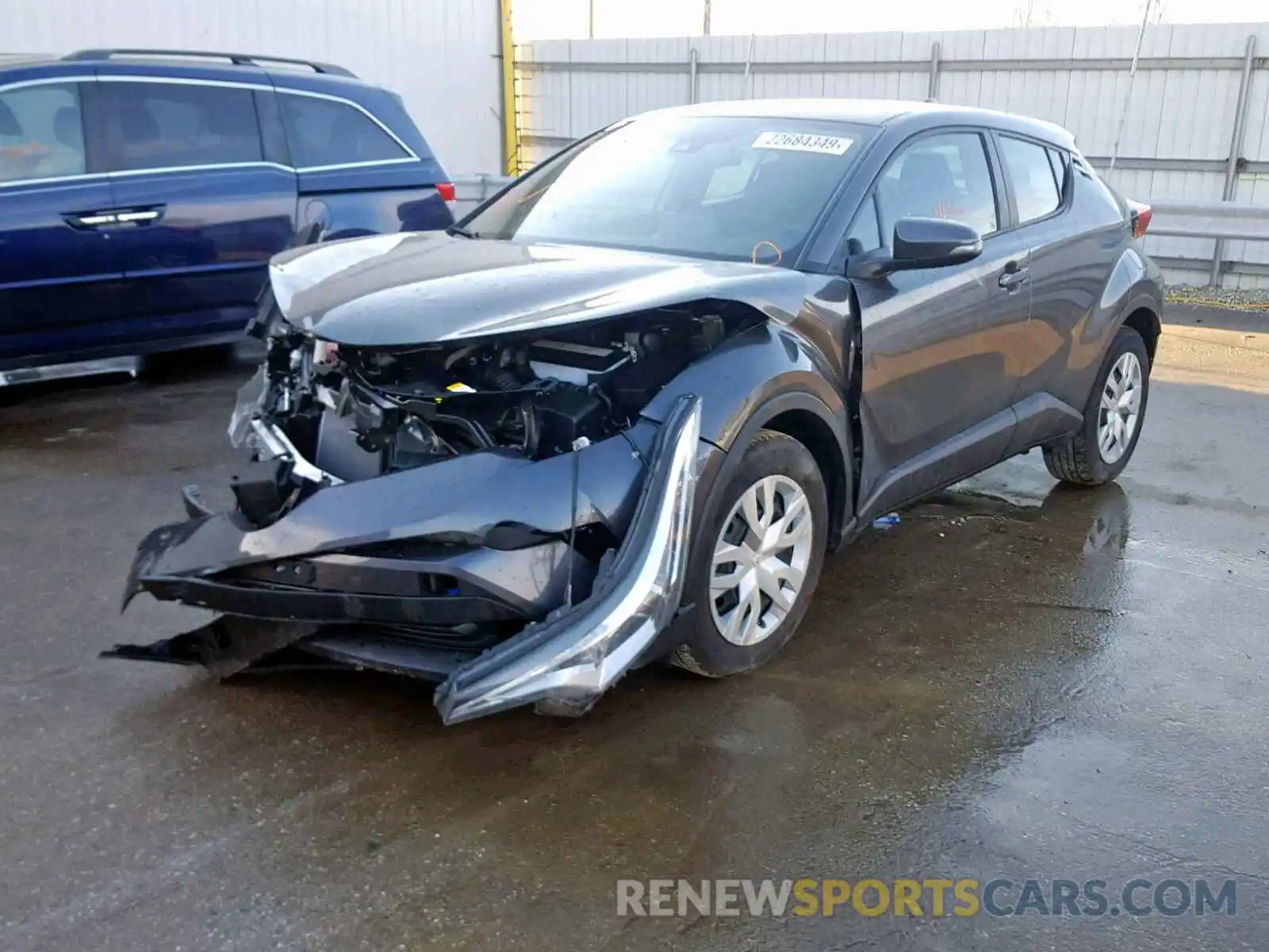 2 Photograph of a damaged car JTNKHMBX4K1018089 TOYOTA C-HR XLE 2019