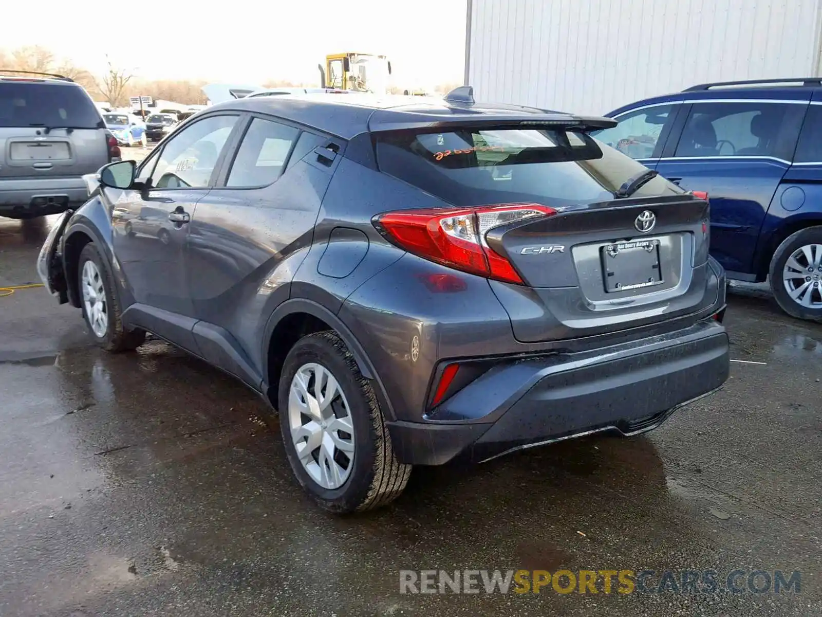 3 Photograph of a damaged car JTNKHMBX4K1018089 TOYOTA C-HR XLE 2019