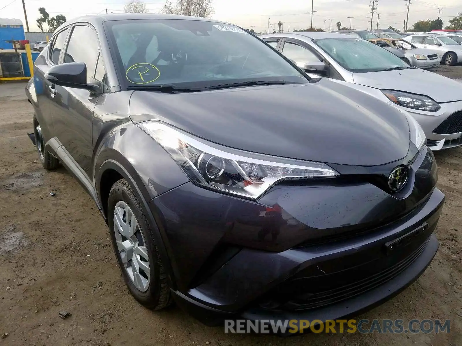 1 Photograph of a damaged car JTNKHMBX5K1014374 TOYOTA C-HR XLE 2019
