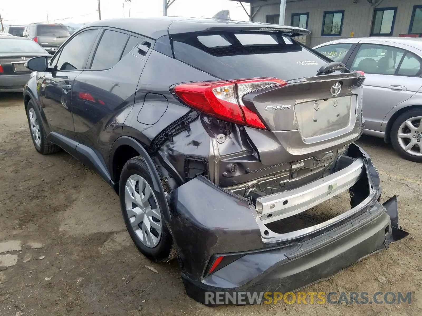 3 Photograph of a damaged car JTNKHMBX5K1014374 TOYOTA C-HR XLE 2019