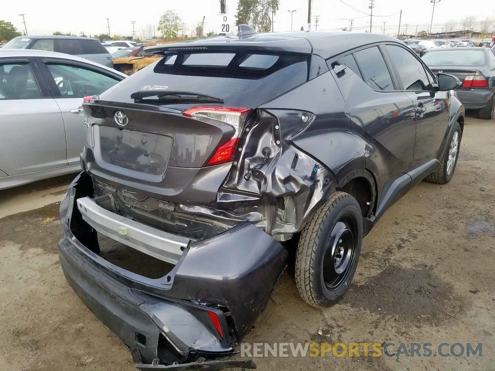 4 Photograph of a damaged car JTNKHMBX5K1014374 TOYOTA C-HR XLE 2019