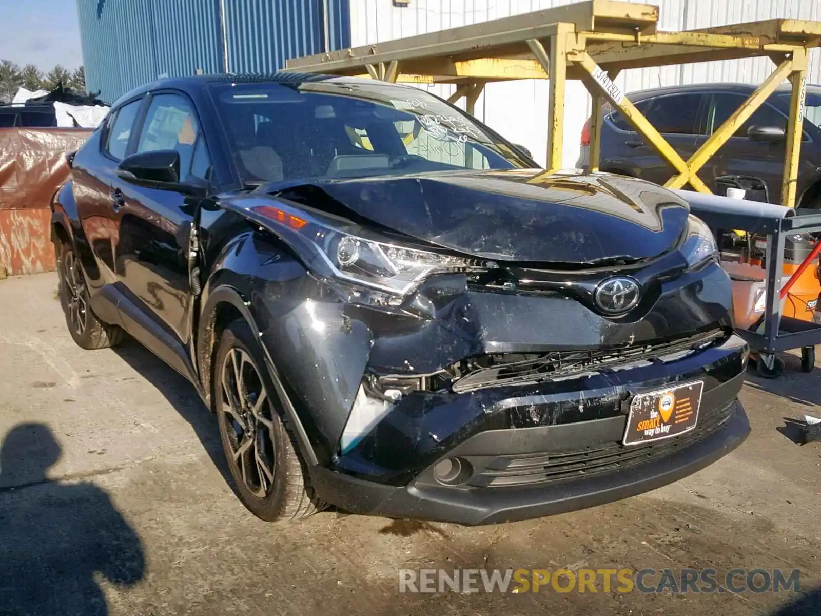 1 Photograph of a damaged car JTNKHMBX7K1019267 TOYOTA C-HR XLE 2019