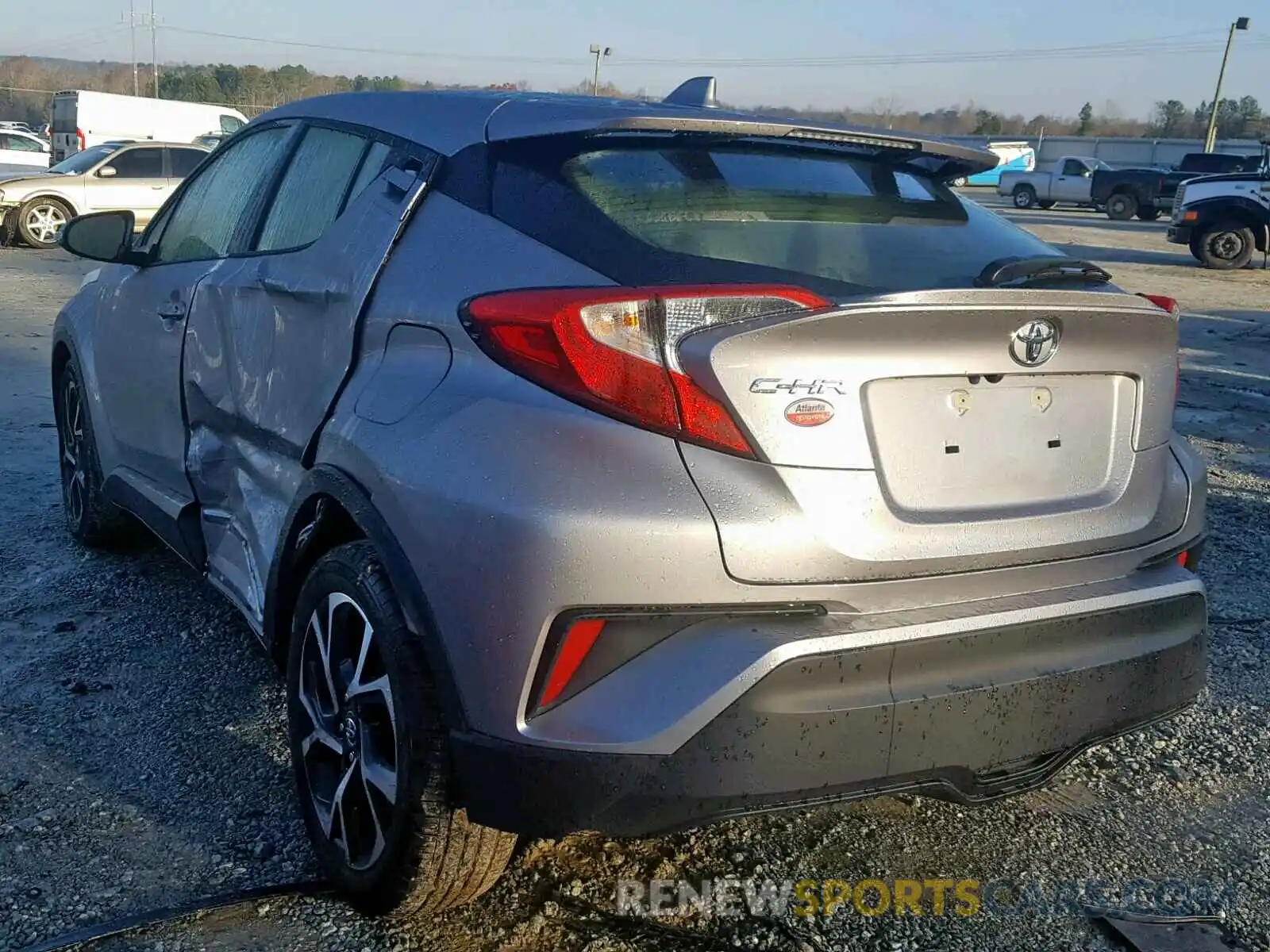 3 Photograph of a damaged car JTNKHMBX7K1019950 TOYOTA C-HR XLE 2019