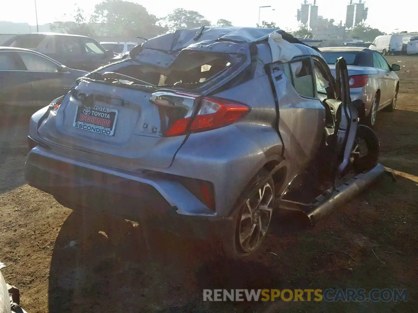 4 Photograph of a damaged car JTNKHMBX7K1029247 TOYOTA C-HR XLE 2019