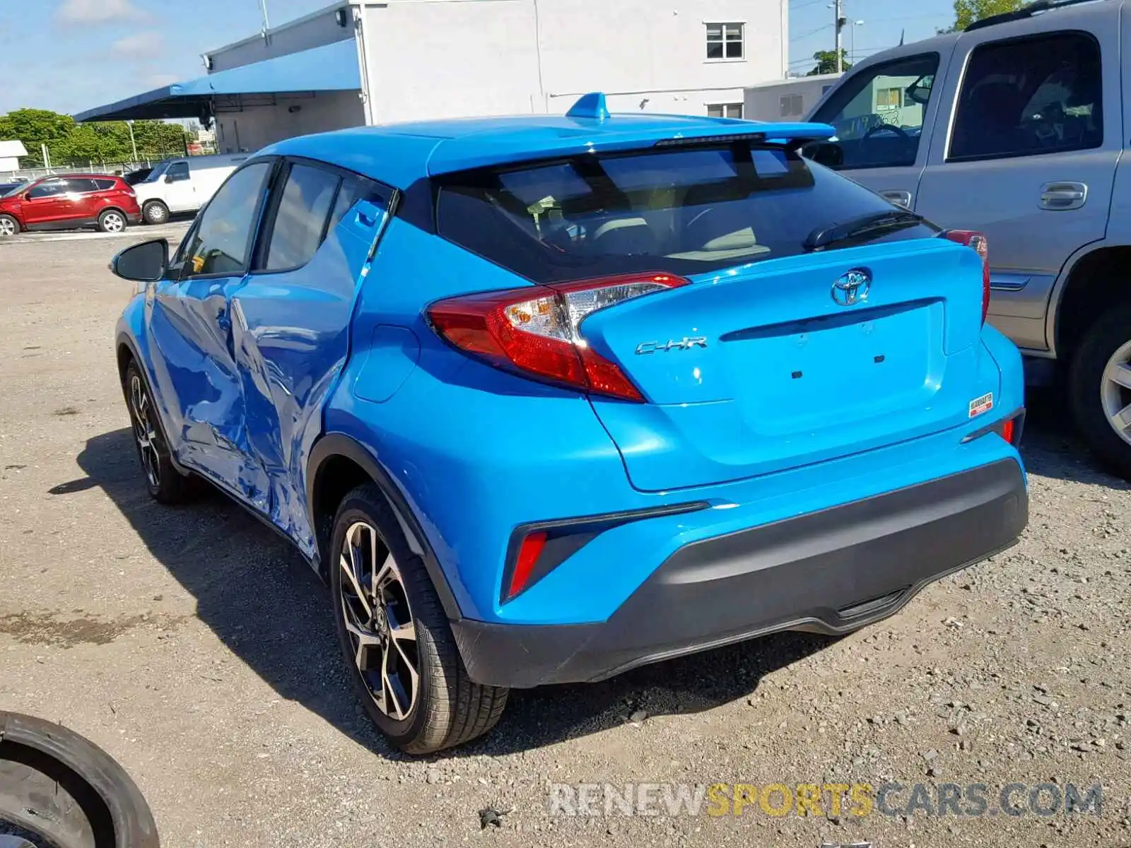 3 Photograph of a damaged car JTNKHMBXXK1018985 TOYOTA C-HR XLE 2019