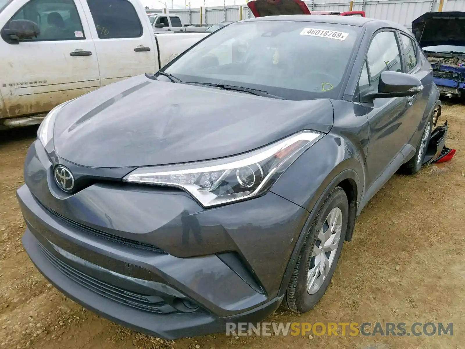 2 Photograph of a damaged car NMTKHMBX0KR071524 TOYOTA C-HR XLE 2019