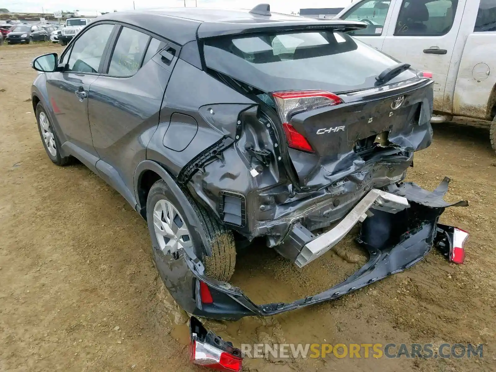 3 Photograph of a damaged car NMTKHMBX0KR071524 TOYOTA C-HR XLE 2019