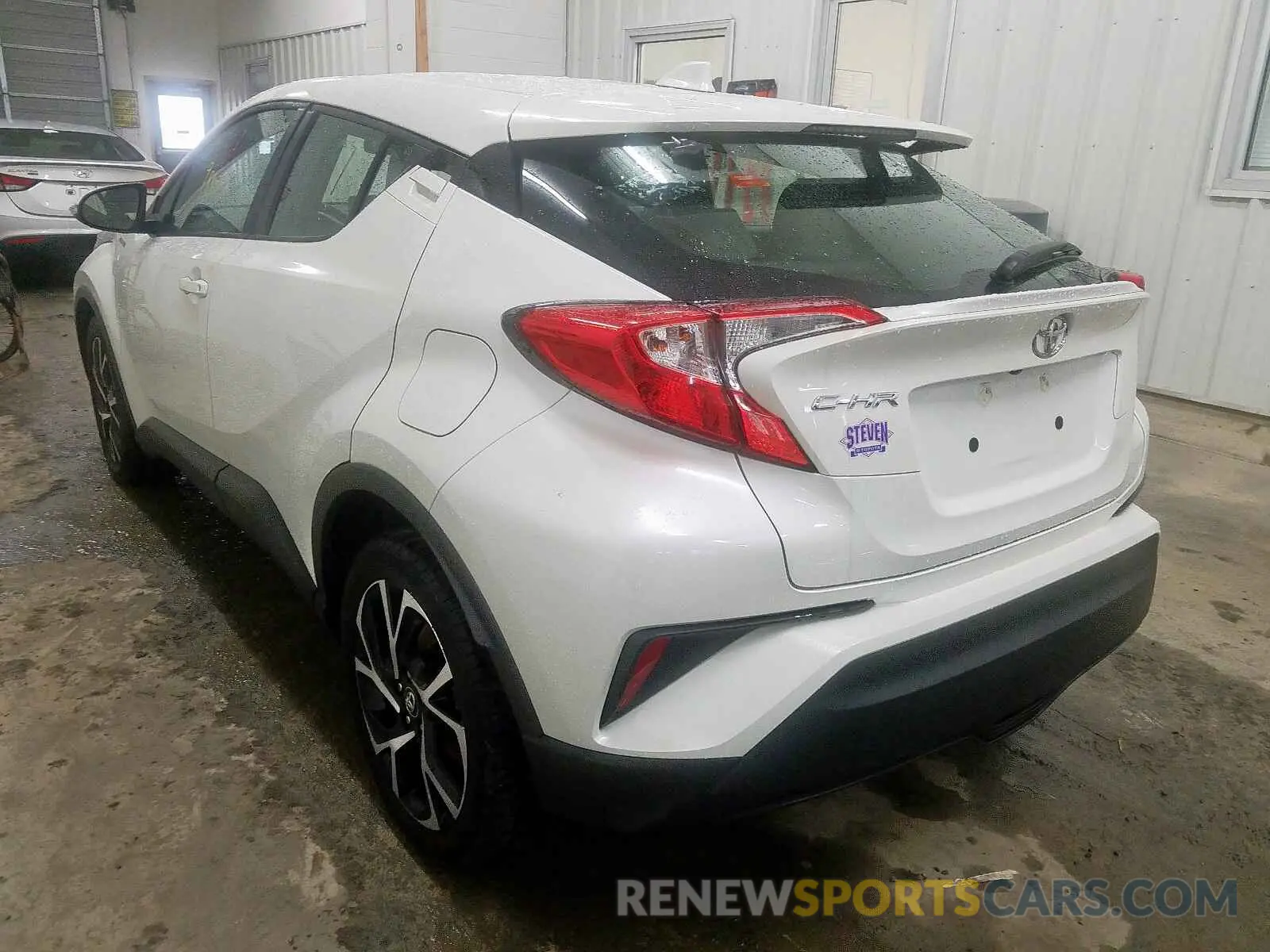 3 Photograph of a damaged car NMTKHMBX2KR076658 TOYOTA C-HR XLE 2019