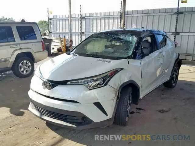 2 Photograph of a damaged car NMTKHMBX2KR077535 TOYOTA C-HR XLE 2019