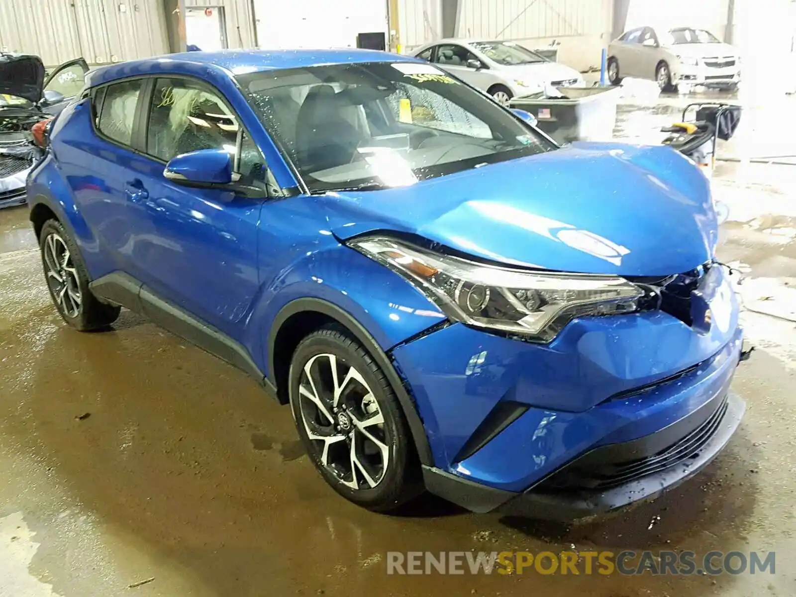 1 Photograph of a damaged car NMTKHMBX2KR084386 TOYOTA C-HR XLE 2019