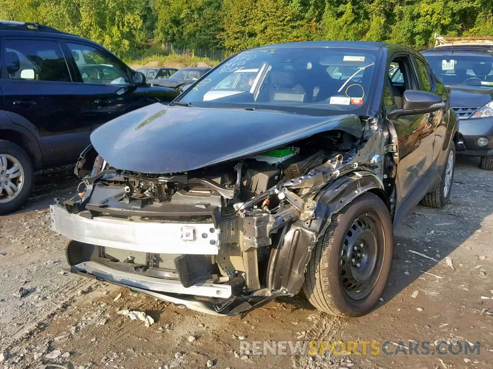 2 Photograph of a damaged car NMTKHMBX4KR088312 TOYOTA C-HR XLE 2019