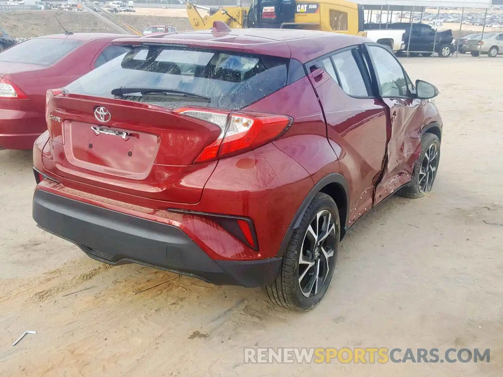 4 Photograph of a damaged car NMTKHMBX5KR075925 TOYOTA C-HR XLE 2019