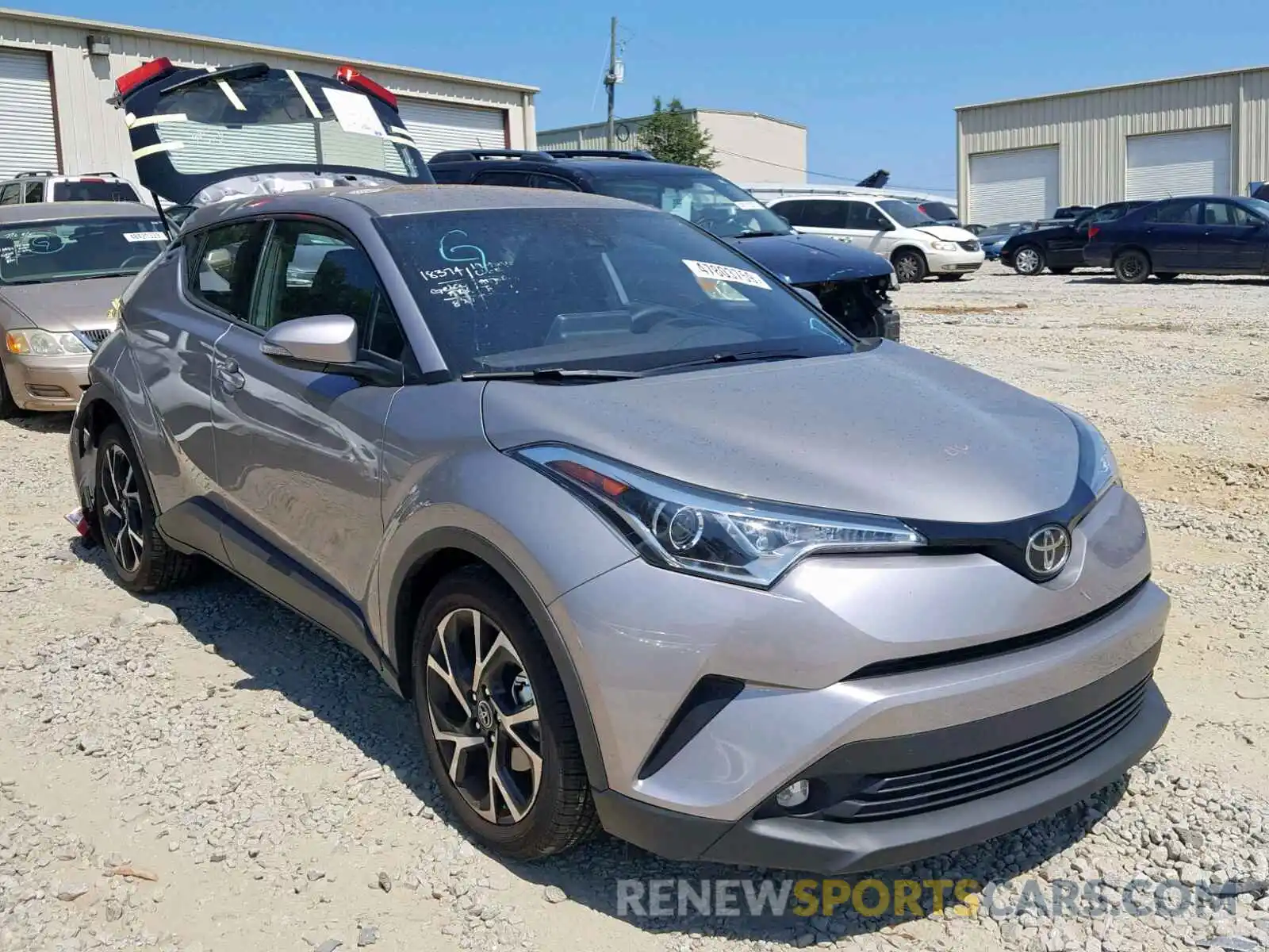 1 Photograph of a damaged car NMTKHMBX7KR086280 TOYOTA C-HR XLE 2019