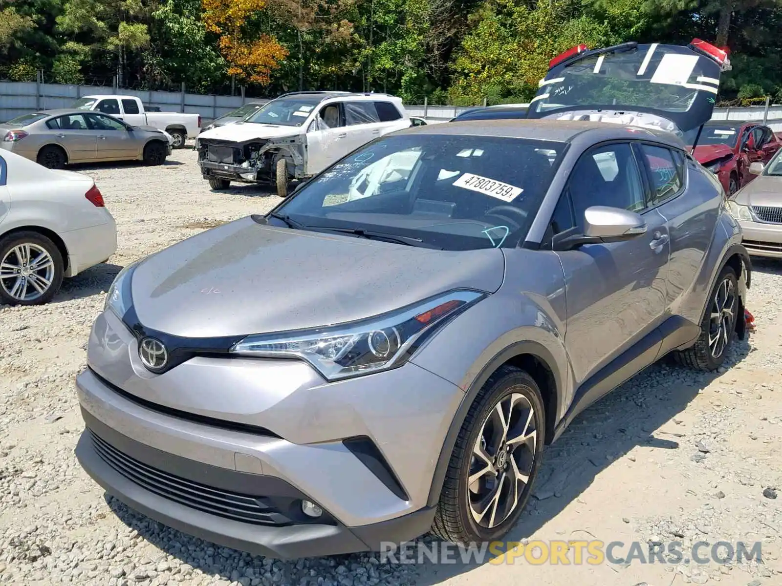 2 Photograph of a damaged car NMTKHMBX7KR086280 TOYOTA C-HR XLE 2019