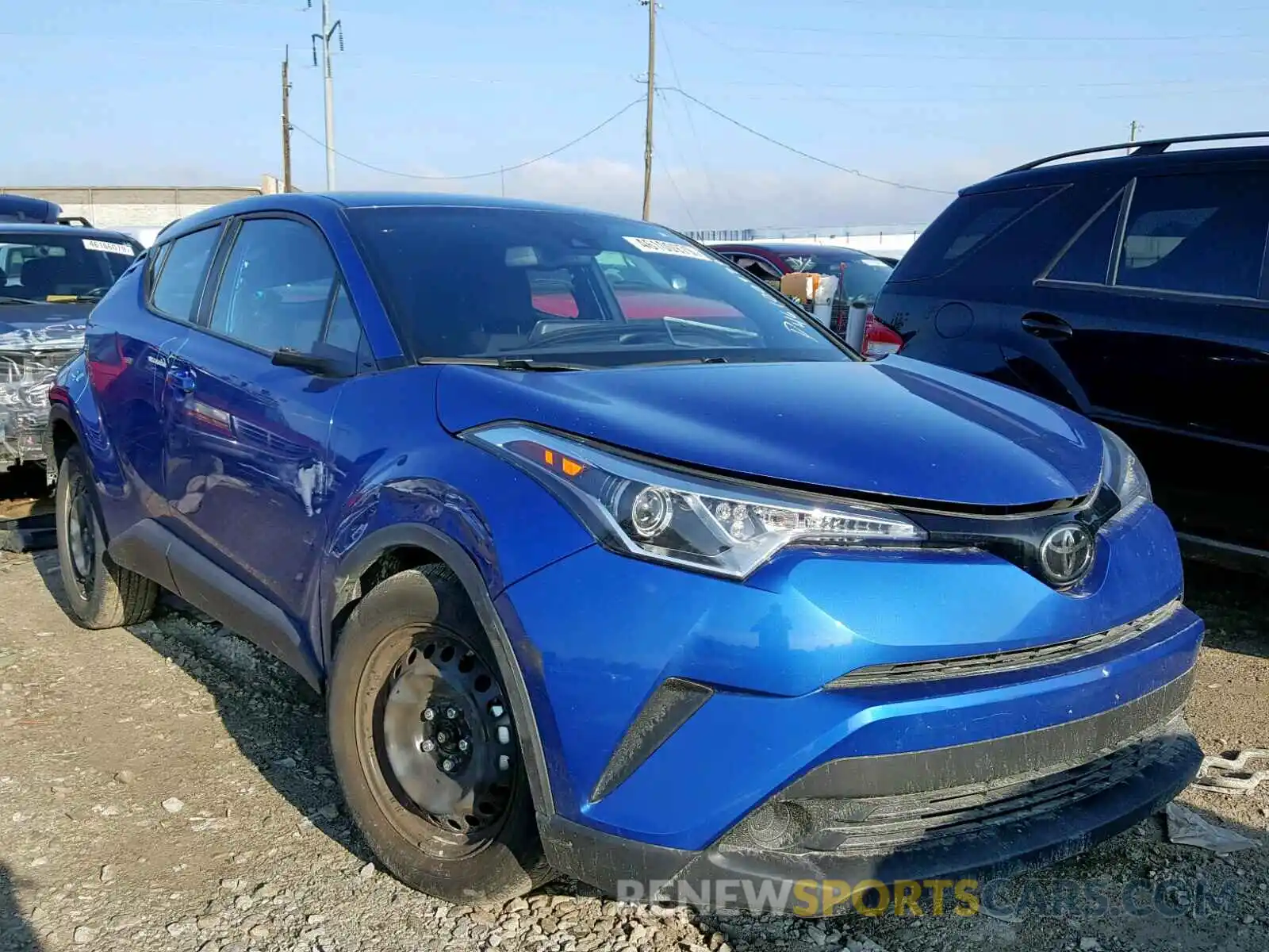 1 Photograph of a damaged car NMTKHMBX8KR082528 TOYOTA C-HR XLE 2019