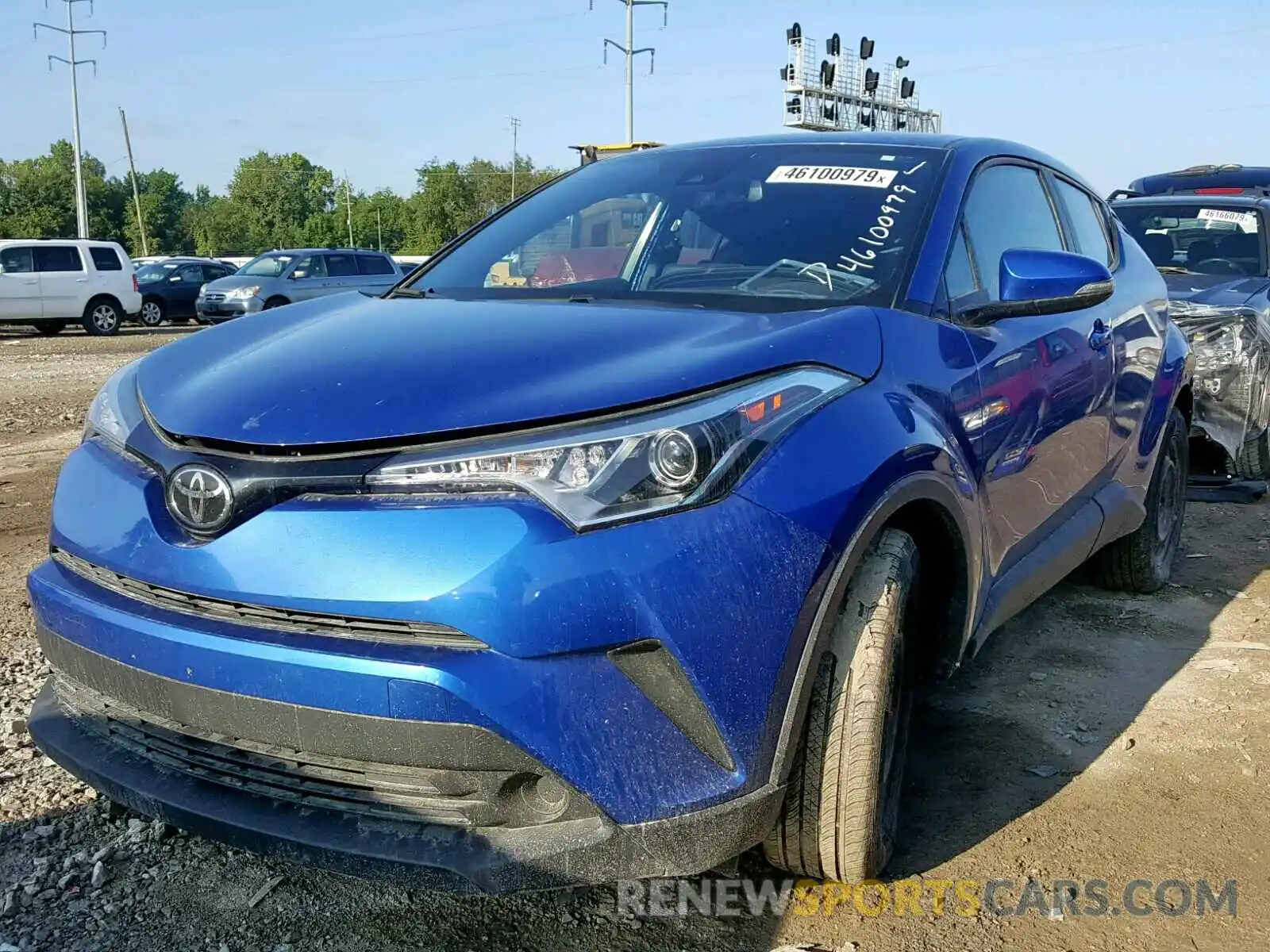 2 Photograph of a damaged car NMTKHMBX8KR082528 TOYOTA C-HR XLE 2019