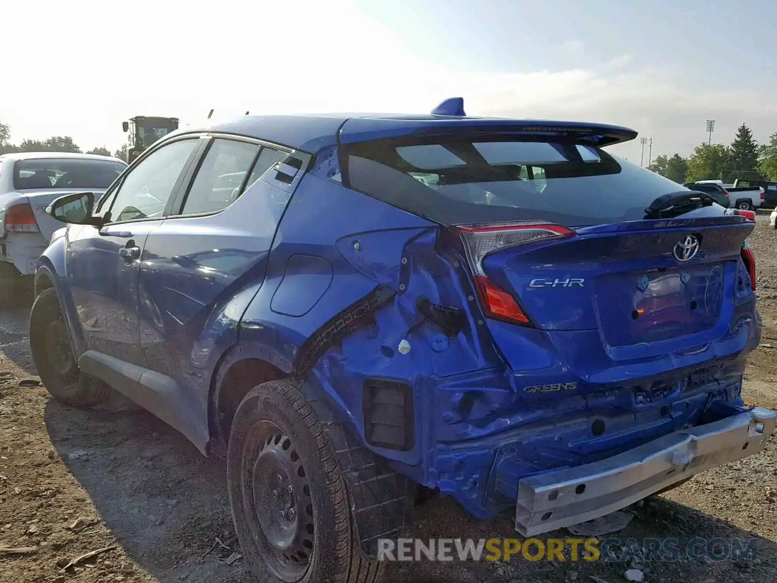 3 Photograph of a damaged car NMTKHMBX8KR082528 TOYOTA C-HR XLE 2019