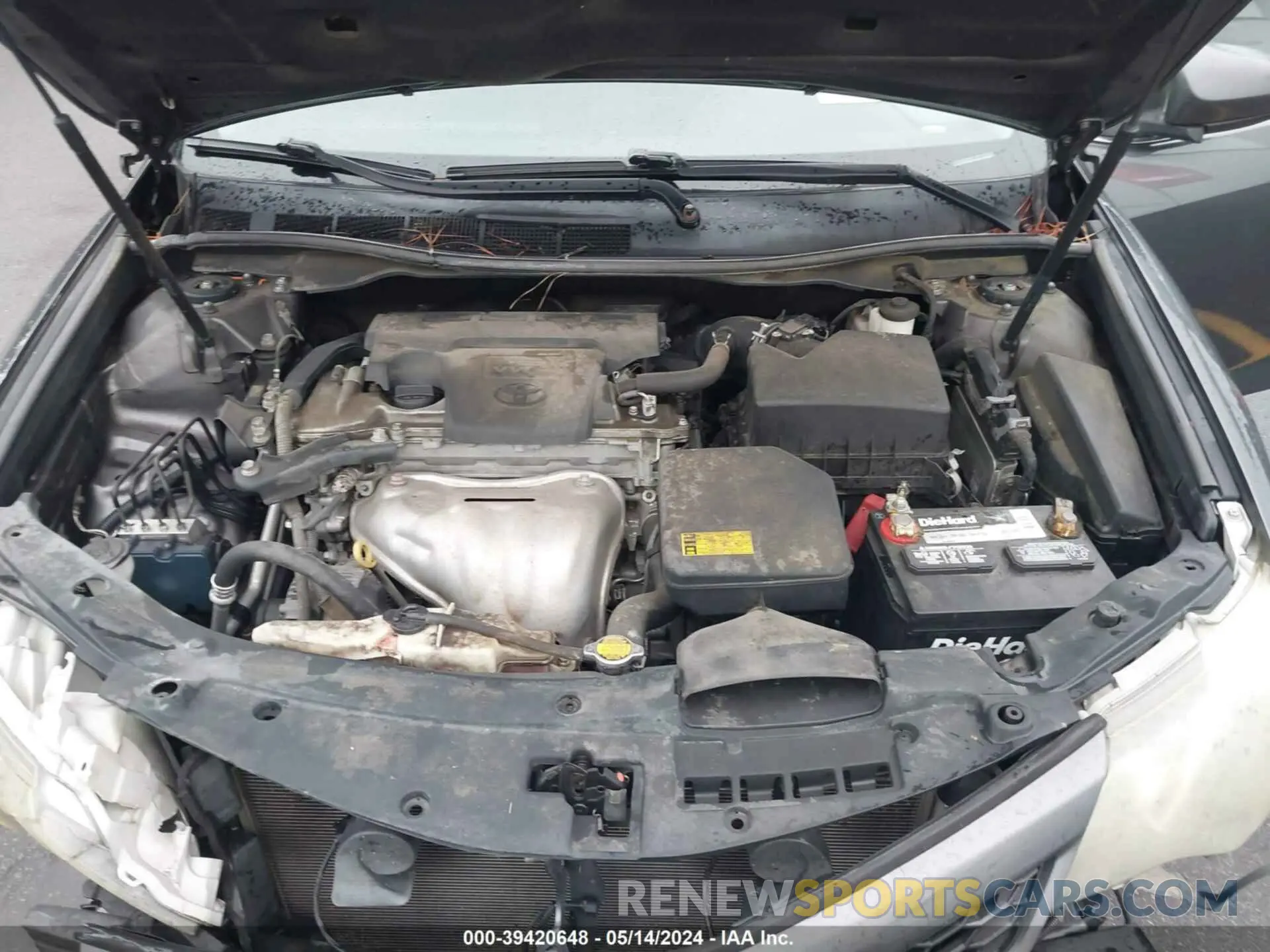 10 Photograph of a damaged car 4T1BF1FK6DU667171 TOYOTA CAMRY 2013