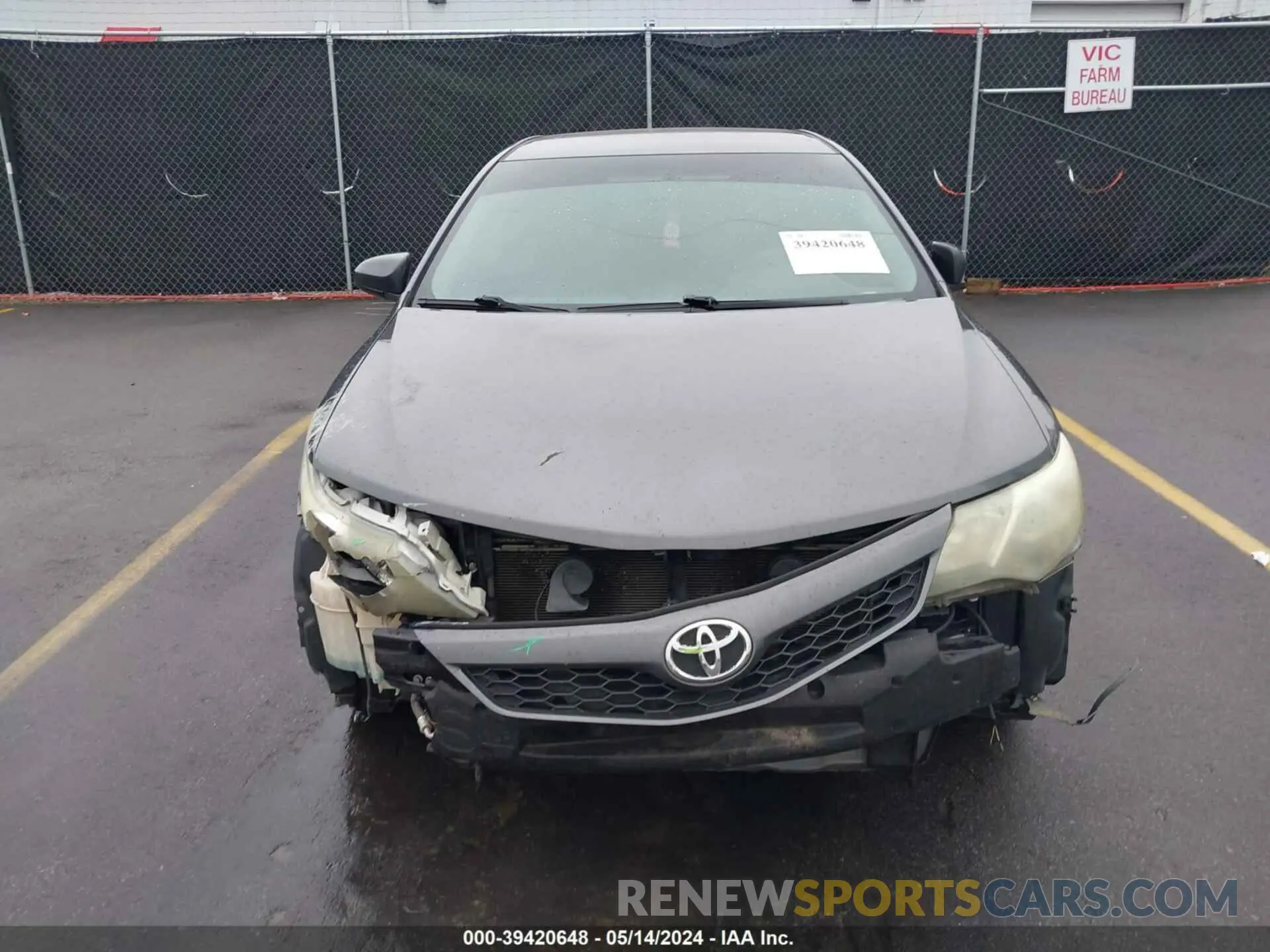 12 Photograph of a damaged car 4T1BF1FK6DU667171 TOYOTA CAMRY 2013