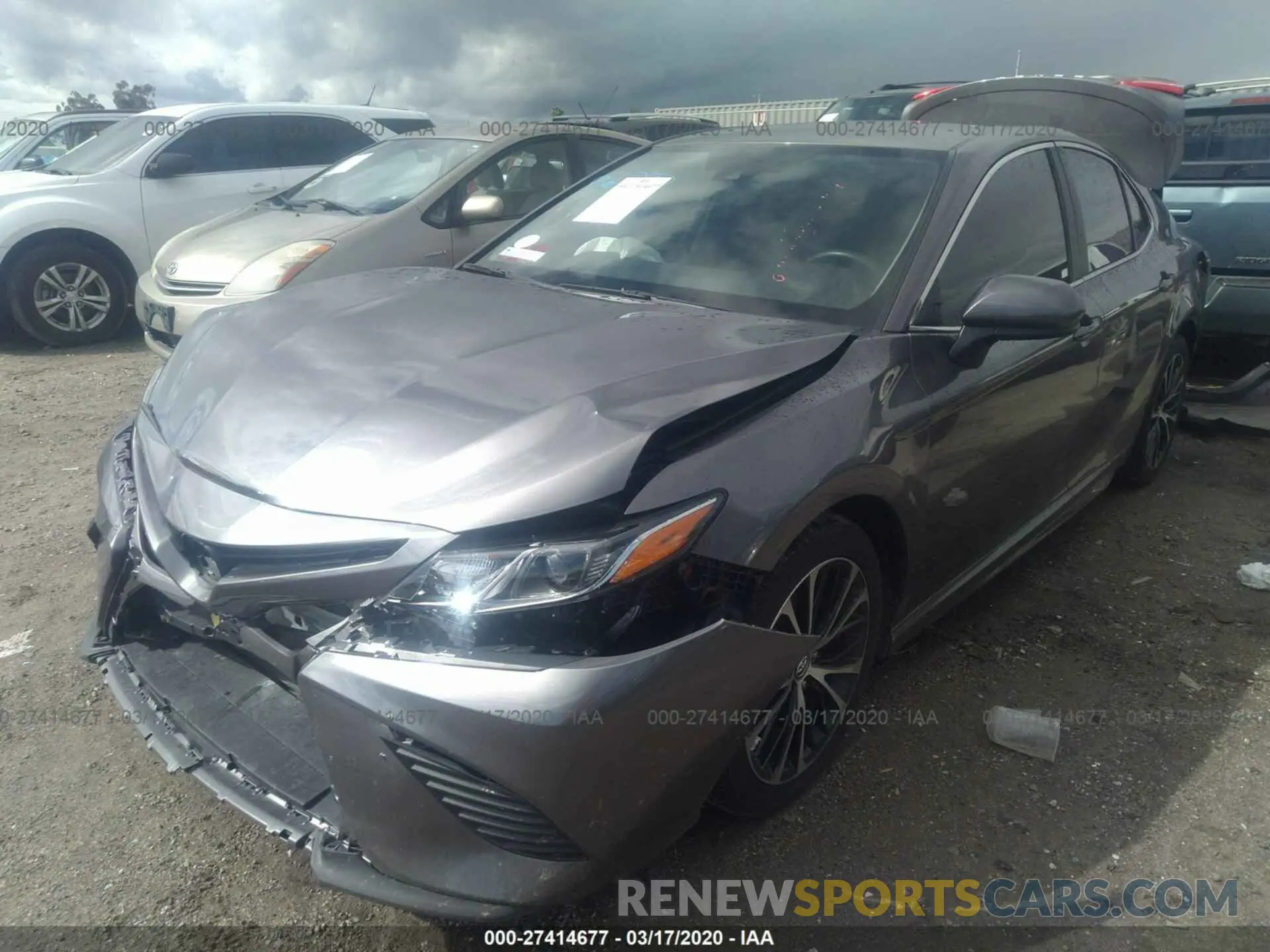 2 Photograph of a damaged car 4T1B11HK0KU163272 TOYOTA CAMRY 2019