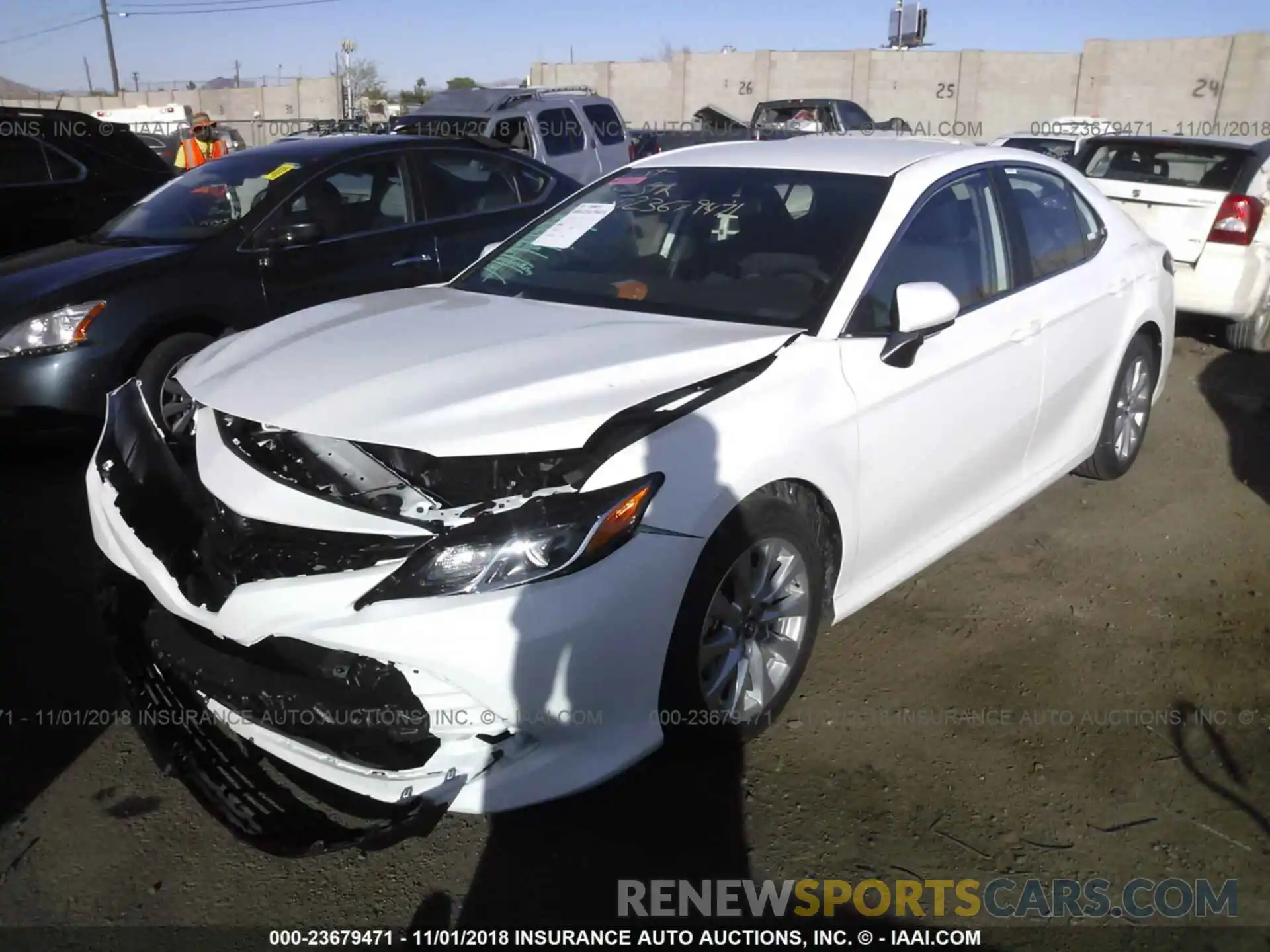 2 Photograph of a damaged car 4T1B11HK0KU170058 Toyota Camry 2019